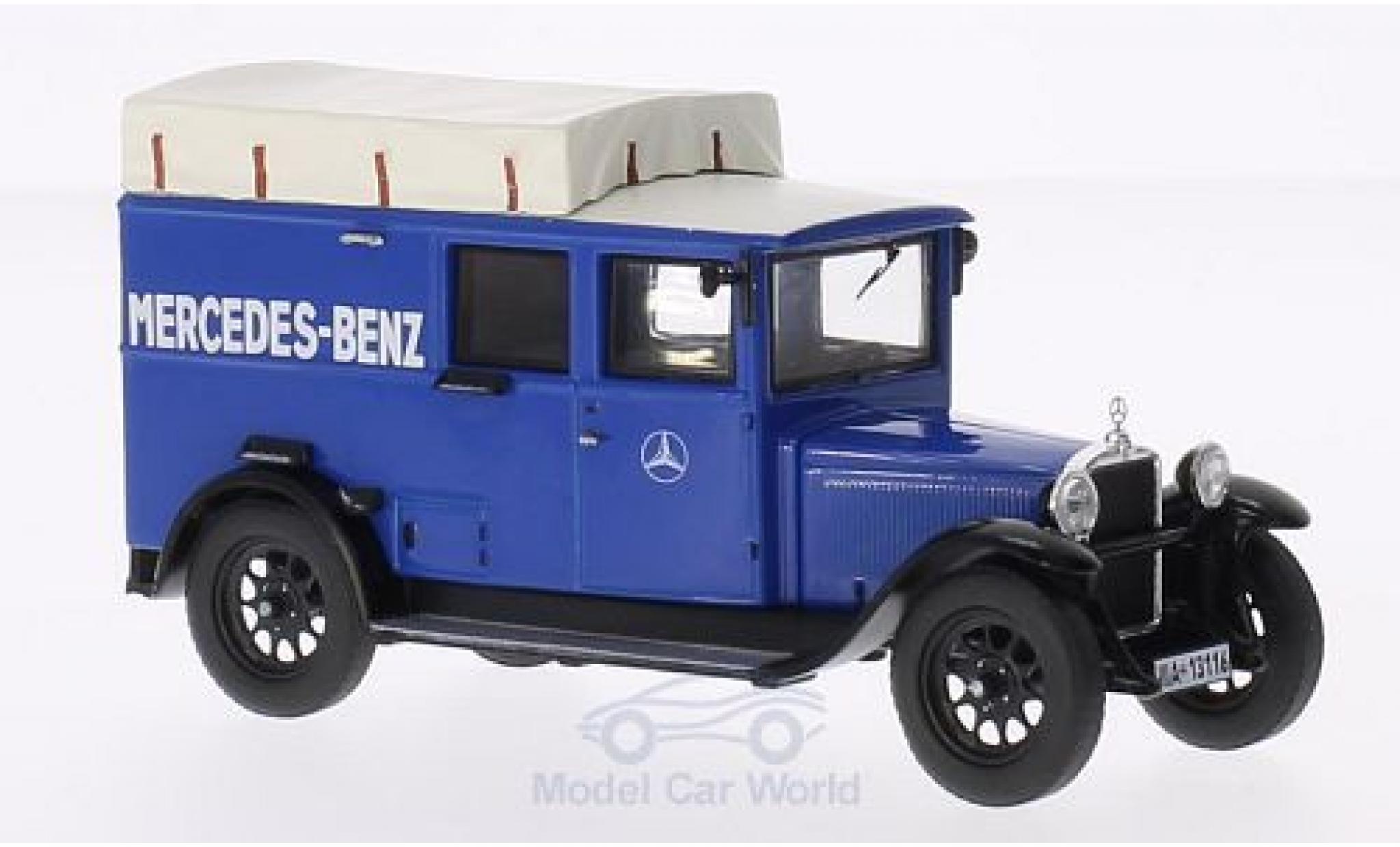 Mercedes L1000 1/43 Premium ClassiXXs Express blu MB-Kundendienst (mit Fenster) modellino in miniatura