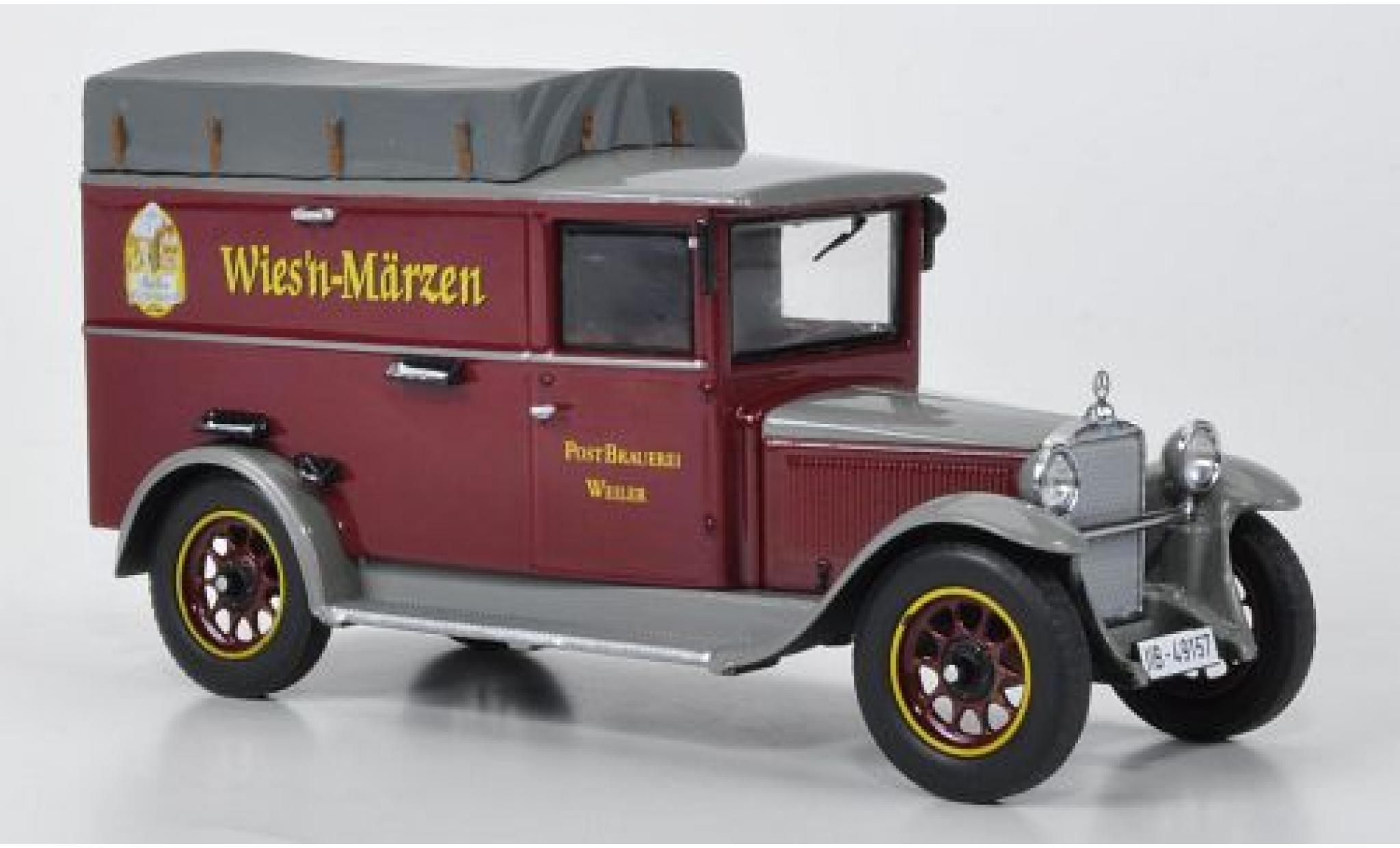 Mercedes L1000 1/43 Premium ClassiXXs Express Postbrauerei Weiler avec Dachplane modellino in miniatura