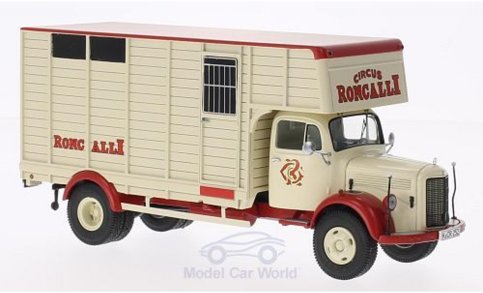 Mercedes L3500 1/43 Premium ClassiXXs Circus Roncalli Pferdetransporter modellino in miniatura