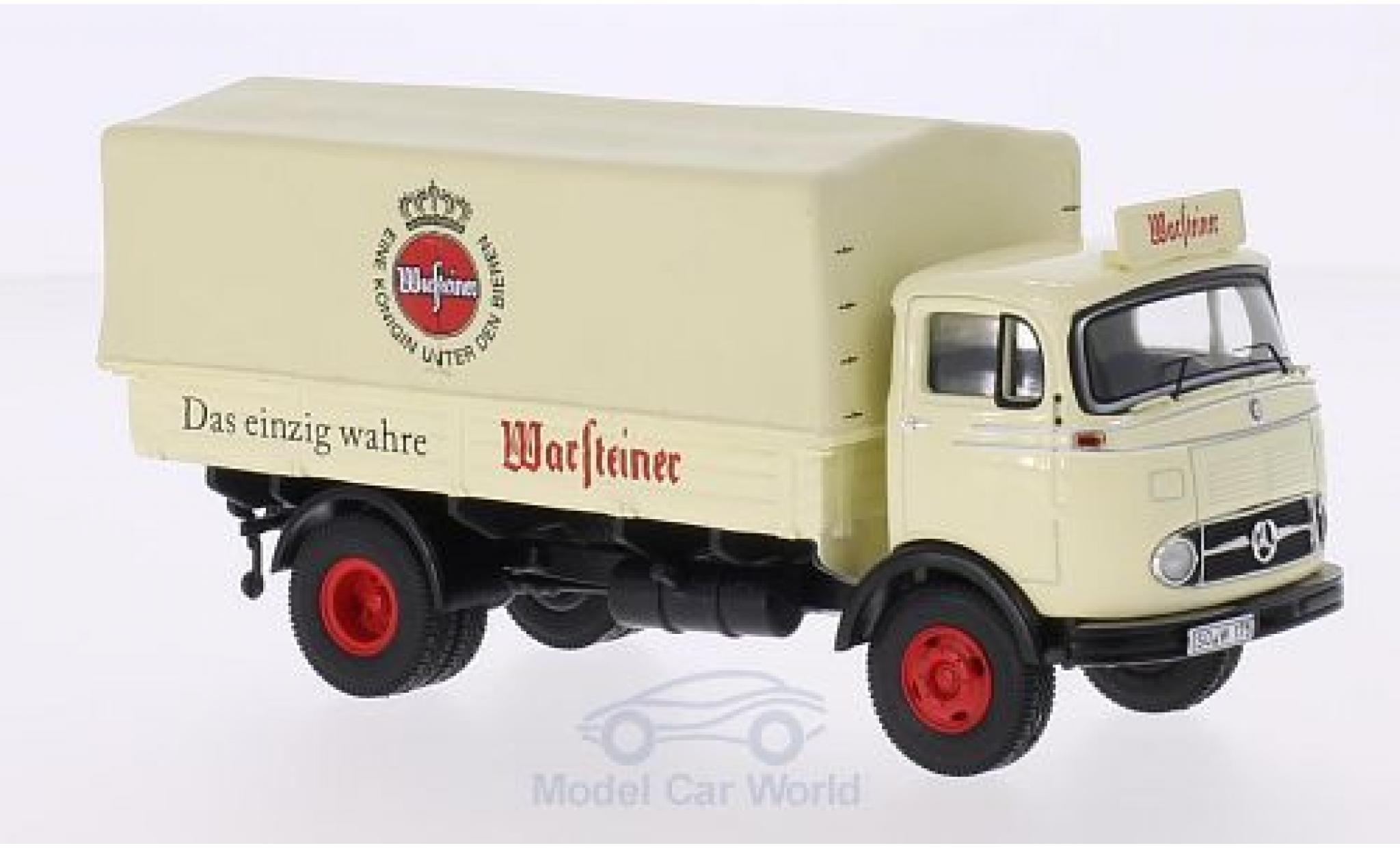 Mercedes LP 911 1/43 Premium ClassiXXs Warsteiner 1959 Pritschen-LKW mit abnehmbarer Plane modellino in miniatura