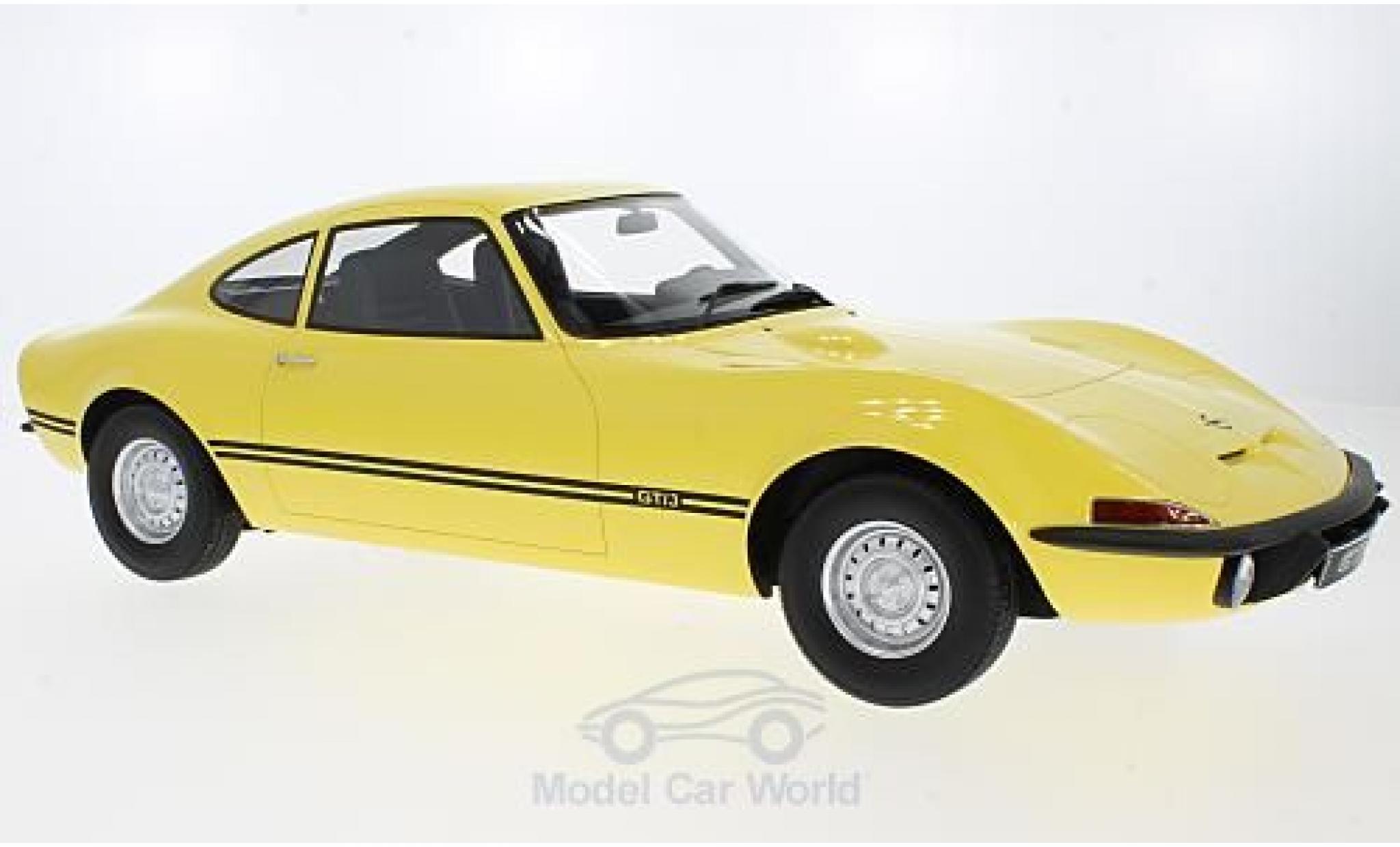 Opel GT 1/18 Premium ClassiXXs /J giallo modellino in miniatura