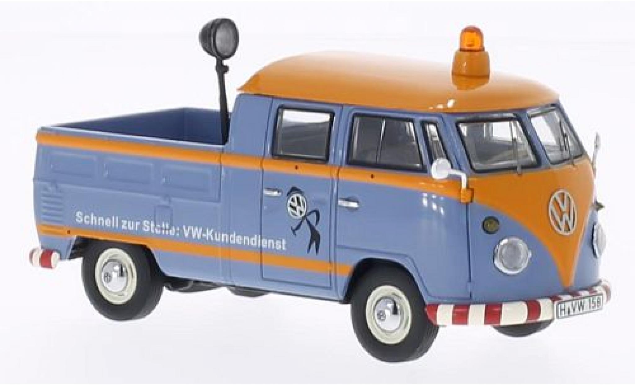 Volkswagen T1 1/43 Premium ClassiXXs cabine double VW-Service clients modellino in miniatura
