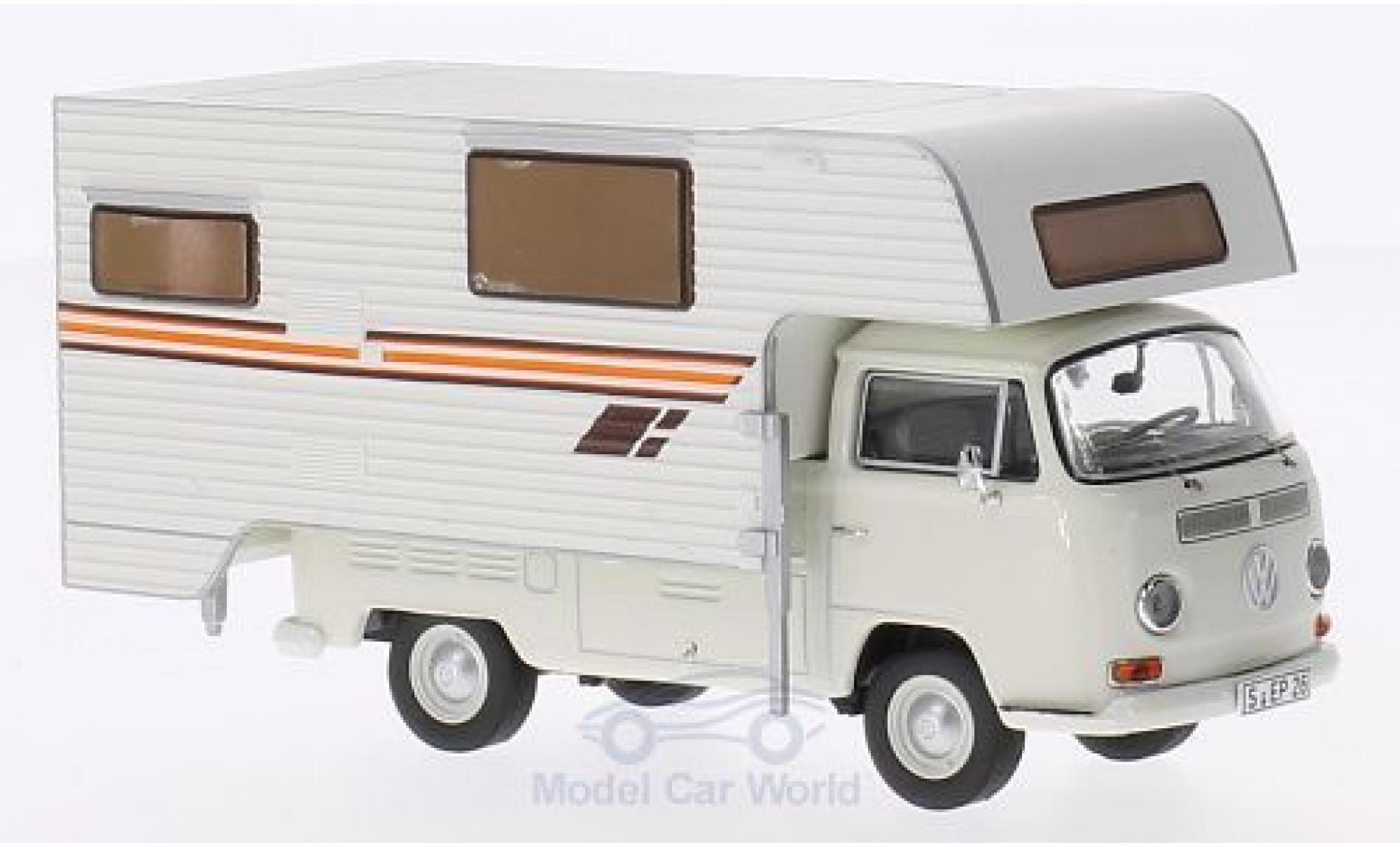 Volkswagen T2 A 1/43 Premium ClassiXXs a Pritsche Tischer Camping bianco/bianco modellino in miniatura