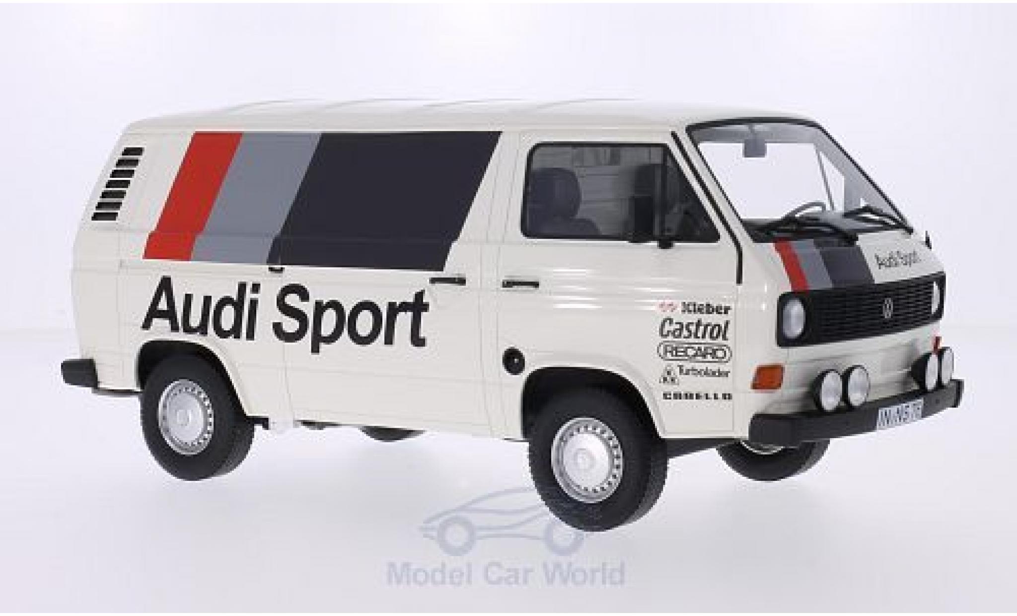 Volkswagen T3 A 1/18 Premium ClassiXXs Kasten Audi Sport 1980 modellino in miniatura