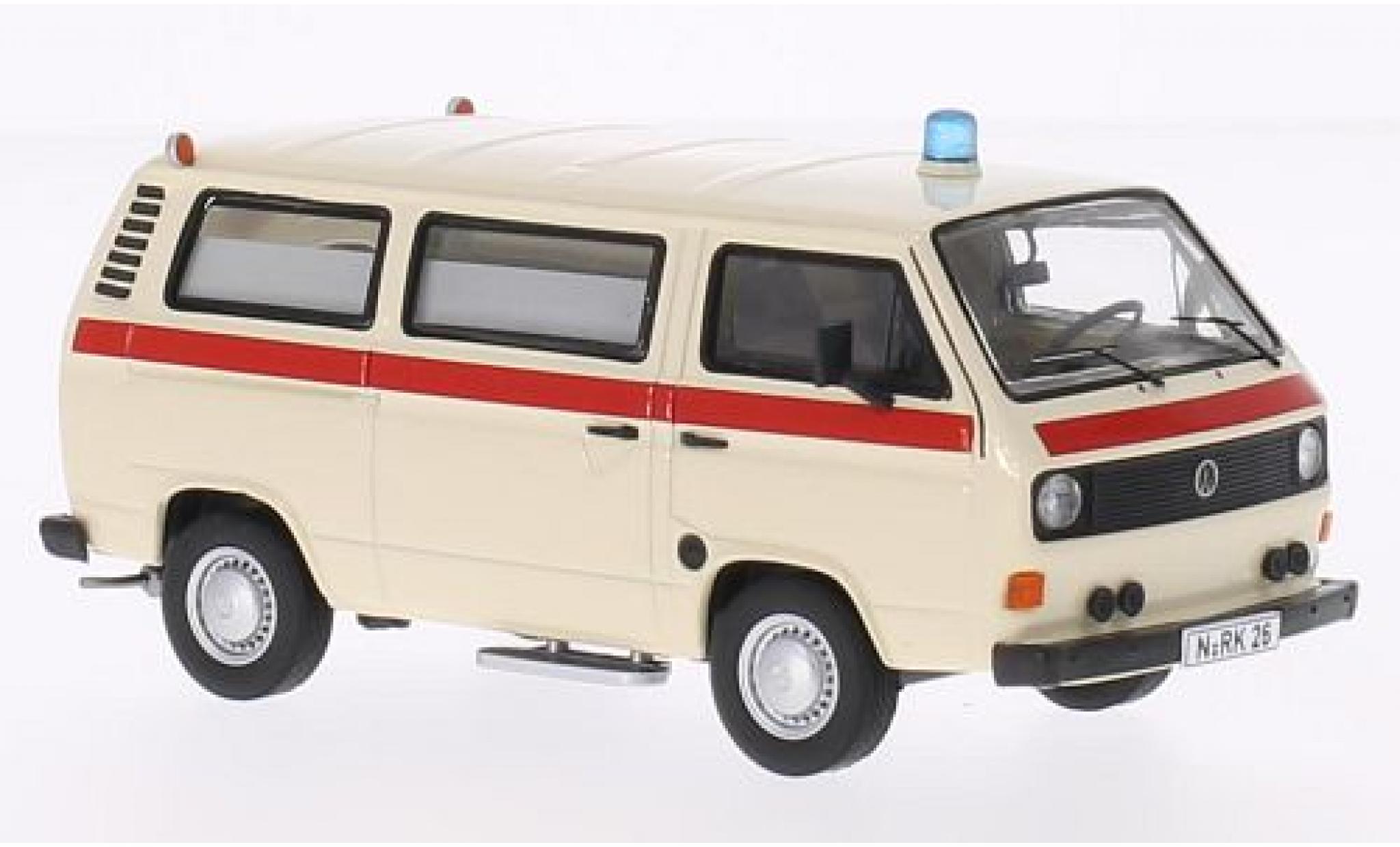 Volkswagen T3 1/43 Premium ClassiXXs a Krankenwagen DRK - Deutsches Rotes Kreuz modellino in miniatura