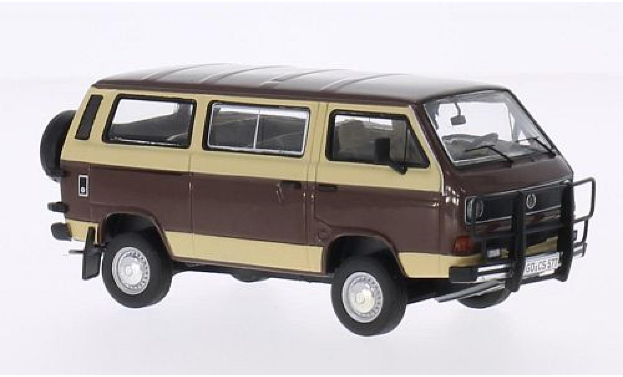 Volkswagen T3 1/43 Premium ClassiXXs b marroneee/beige Caravelle Syncro modellino in miniatura