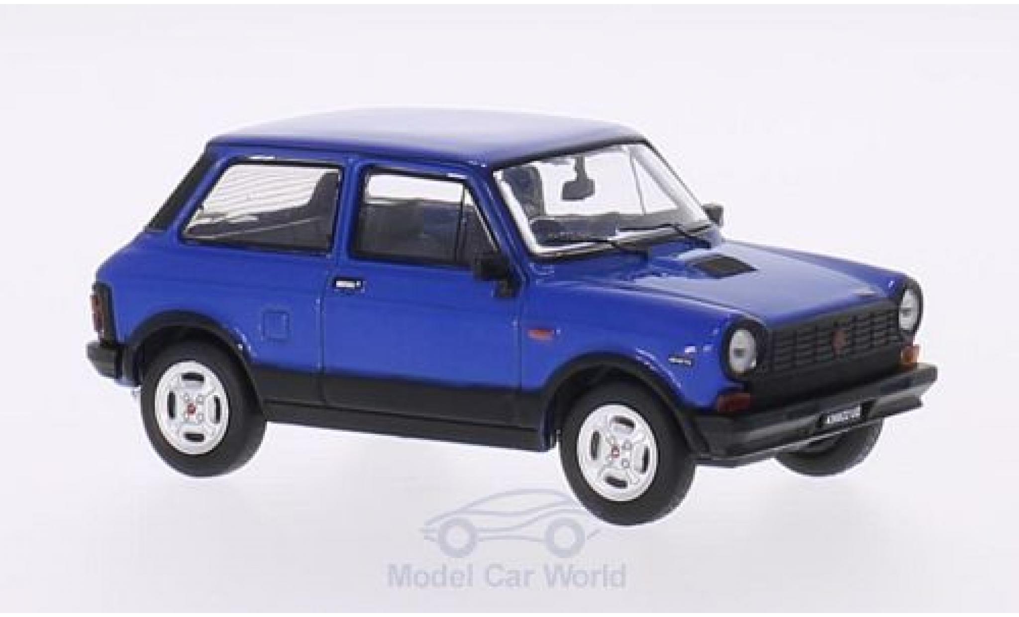 Autobianchi A112 1/18 Premium X Abarth blu 1980 modellino in miniatura