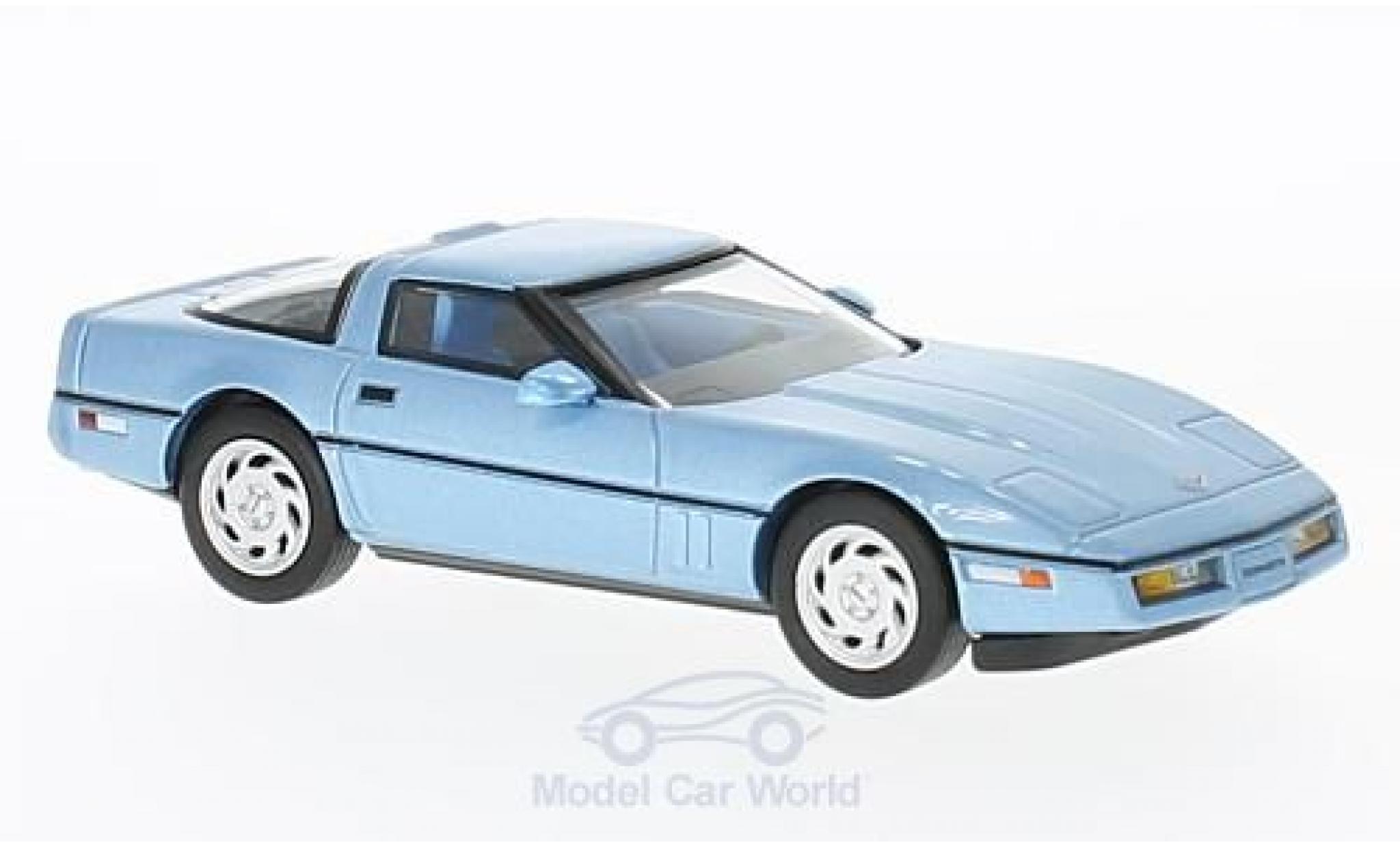 Chevrolet Corvette C4 1/43 Premium X (C4) metallico blu 1984 modellino in miniatura