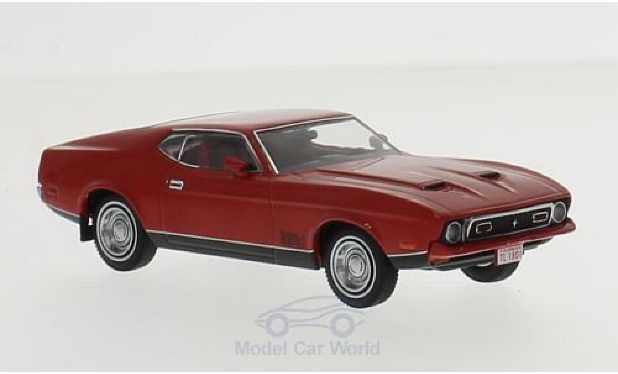 Ford Mustang 1971 1/43 Premium X Mach 1 rosso 1971 modellino in miniatura