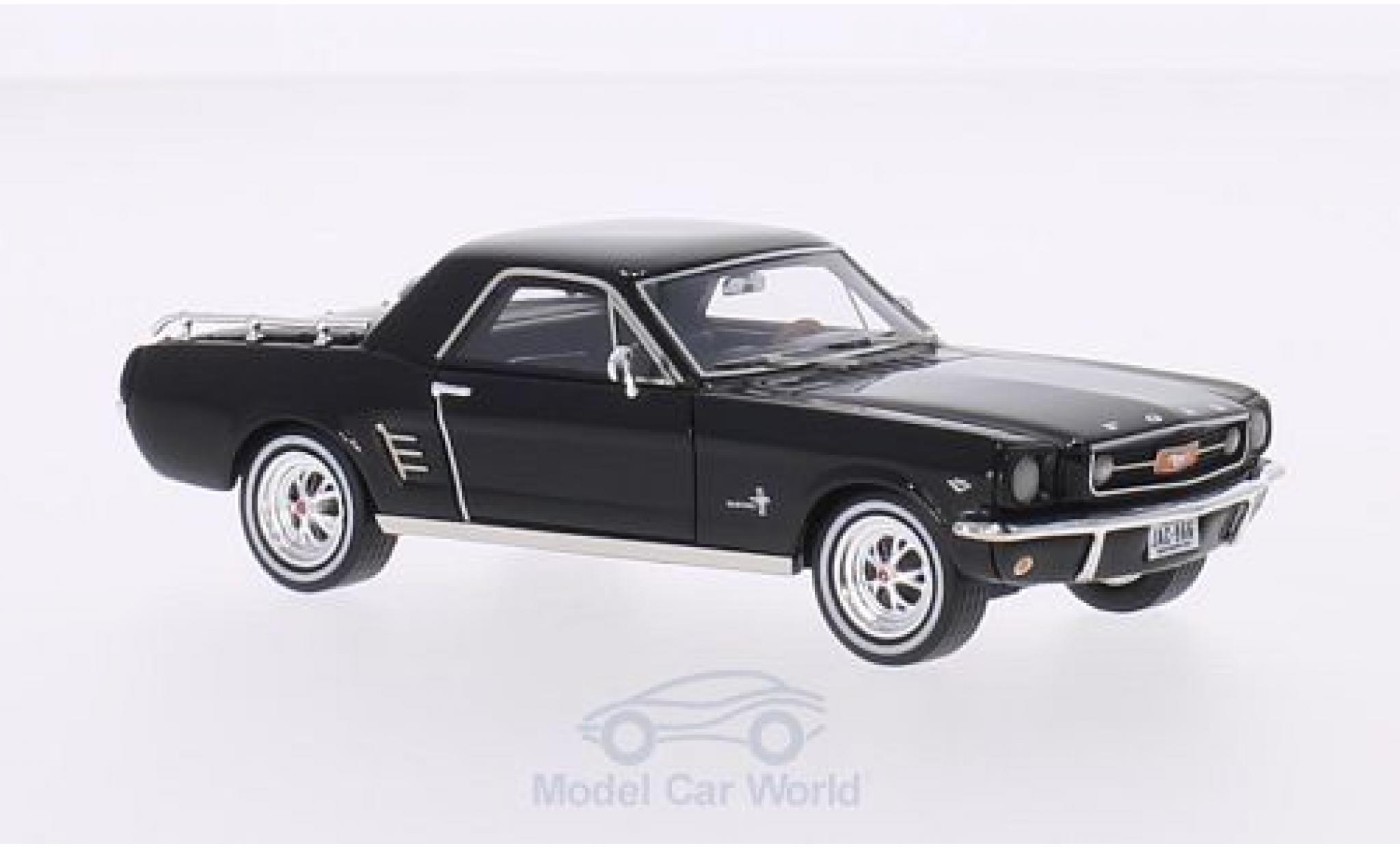 Ford Mustang 1/43 Premium X Mustero nero 1966 modellino in miniatura