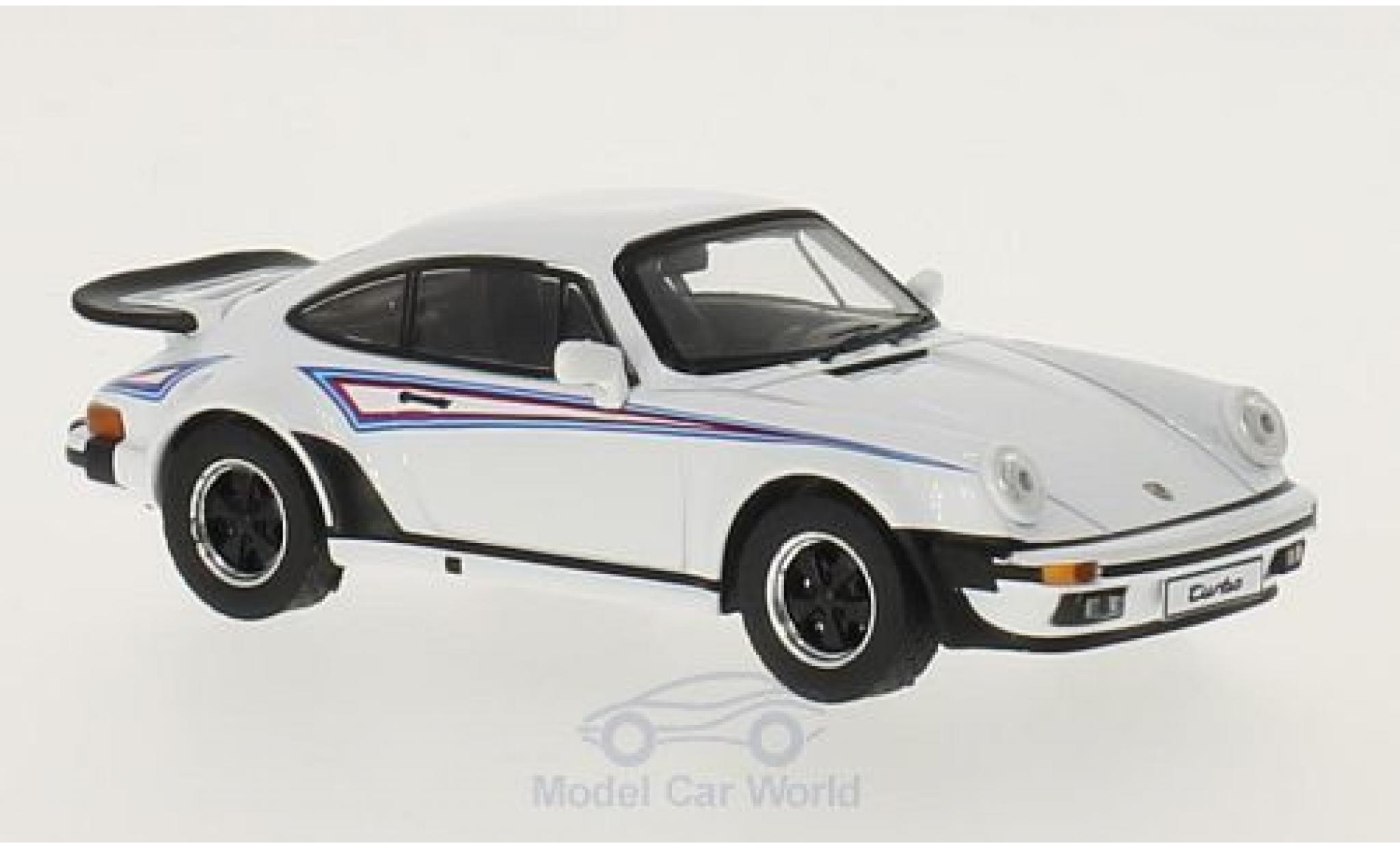 Porsche 930 Turbo 1/43 Premium X 911 Turbo Martini Edition bianco/Dekor 1975 modellino in miniatura