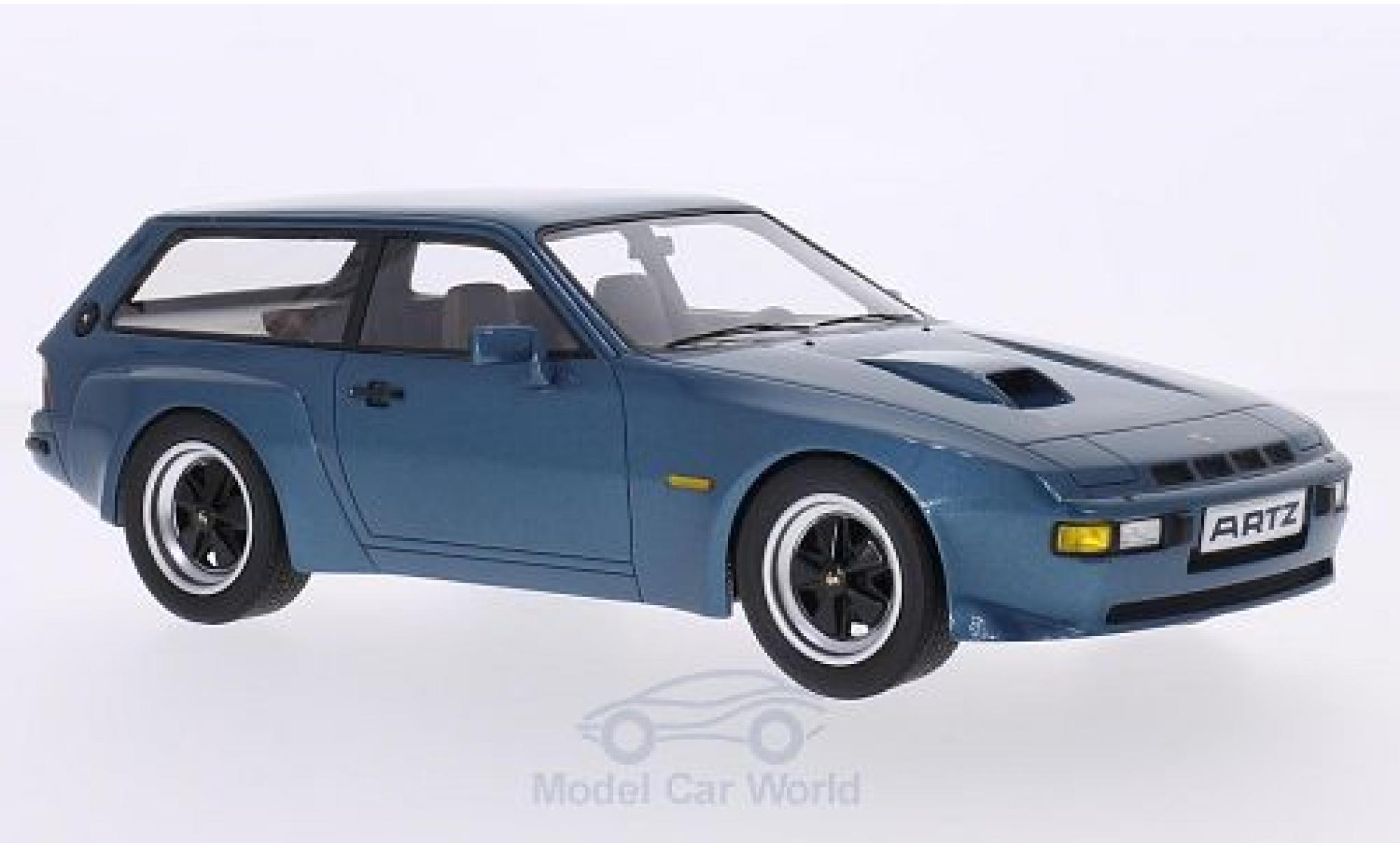 Porsche 924 1981 1/18 Premium X Turbo Kombi Artz metallico blu 1981 modellino in miniatura