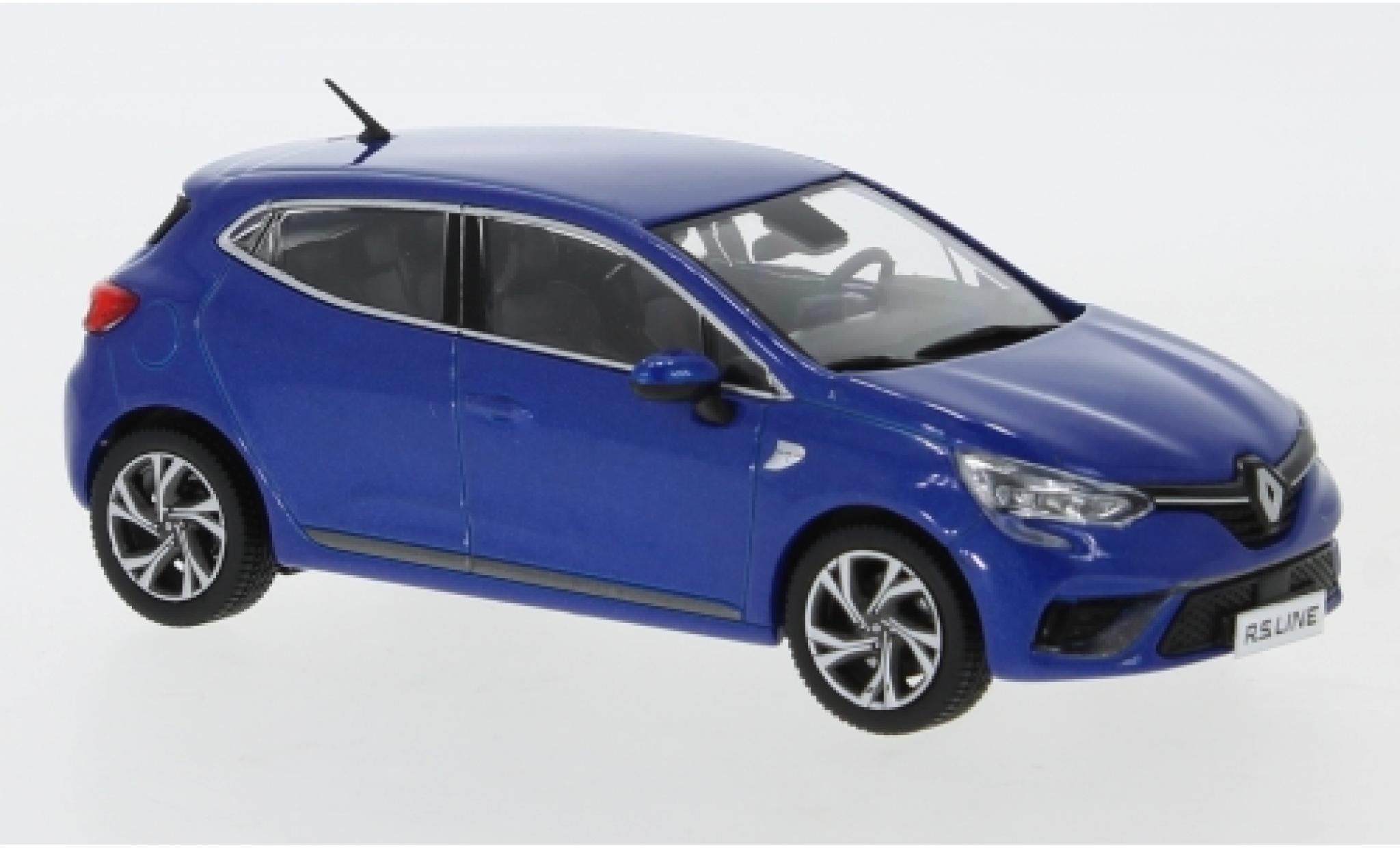 Renault Clio 1/43 Premium X RS Line metallico blu 2019 modellino in miniatura