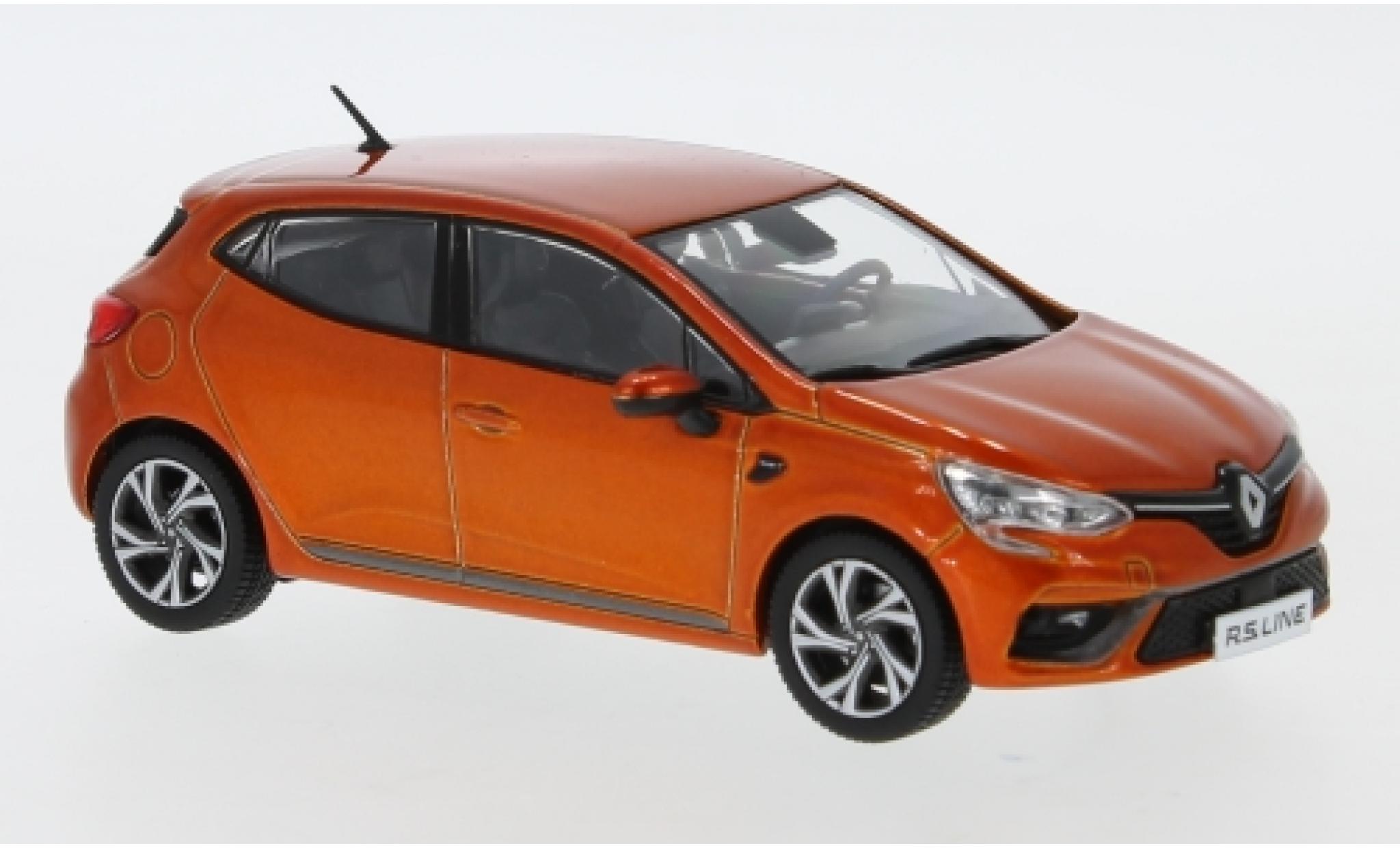Renault Clio 1/43 Premium X RS Line metallico orange 2019 modellino in miniatura
