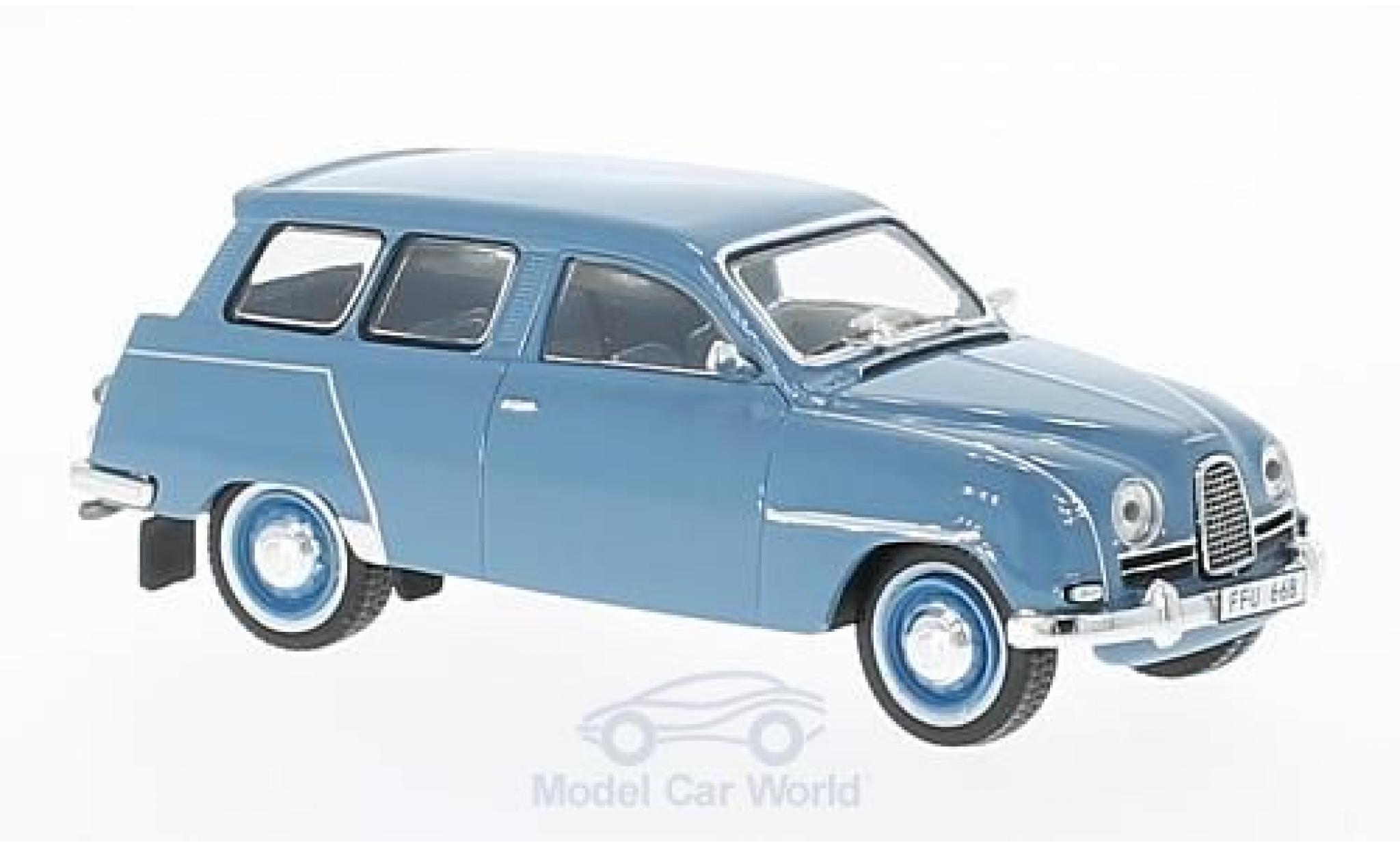 Saab 95 1/43 Premium X blu modellino in miniatura