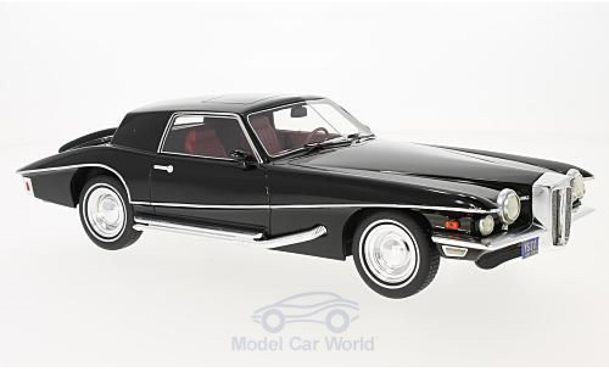 Stutz Blackhawk 1/18 Premium X Coupe nero 1971 modellino in miniatura