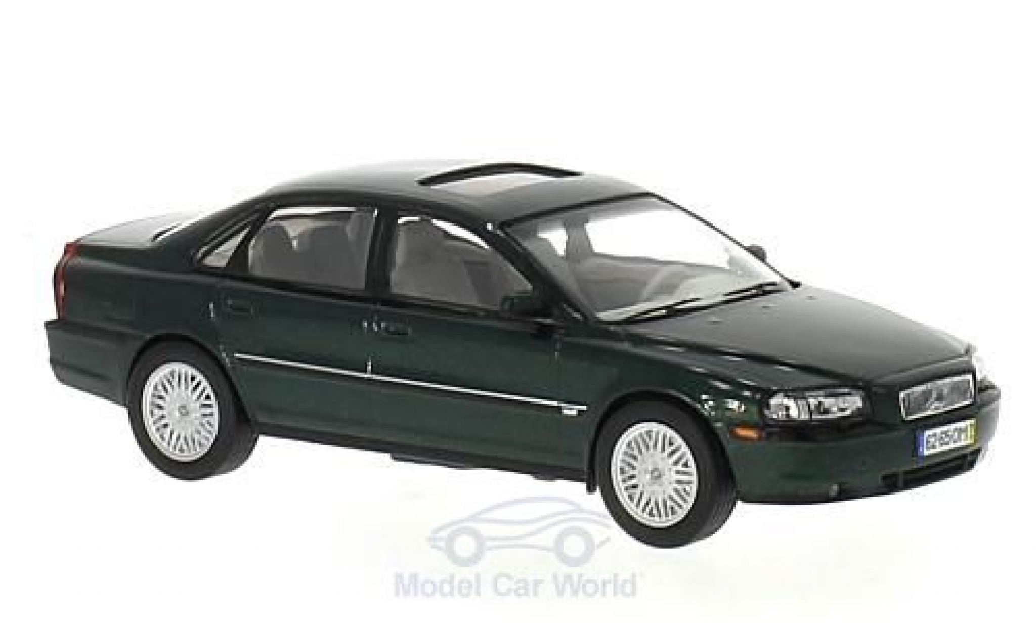 Volvo S80 1/43 Premium X metallico verde 1999 modellino in miniatura