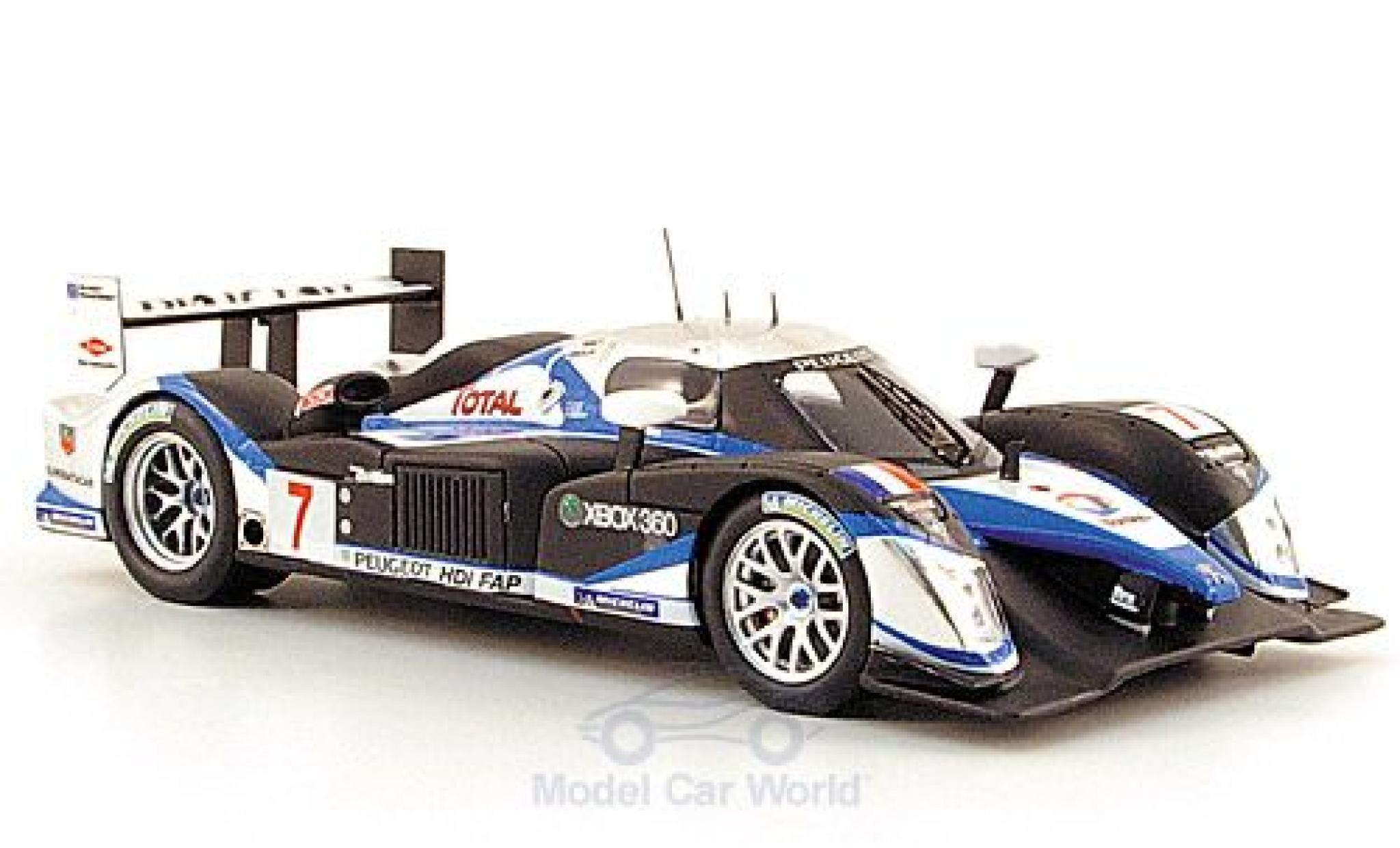Peugeot 908 2009 1/43 Provence Moulage HDI FAP No.7 24h Le Mans 2009 mit Decals modellino in miniatura