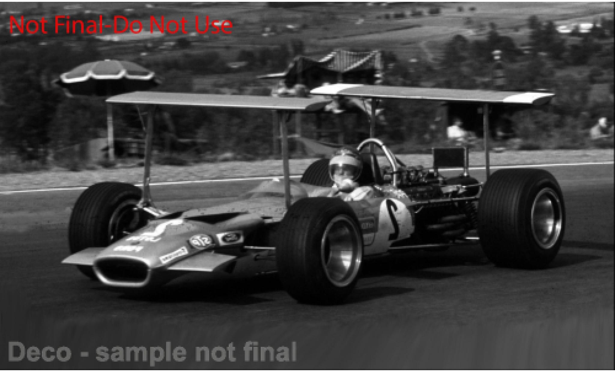 Lotus 49B 1/18 Quartzo No.2 Formel 1 GP Südafrika 1969 1:18 modellino in miniatura