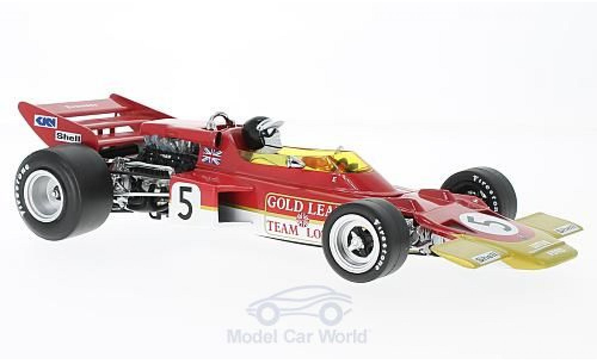 Lotus 72 1/18 Quartzo C No.5 Team Gold Leaf Formel 1 GP Großbritannien 1970 J.Rindt modellino in miniatura