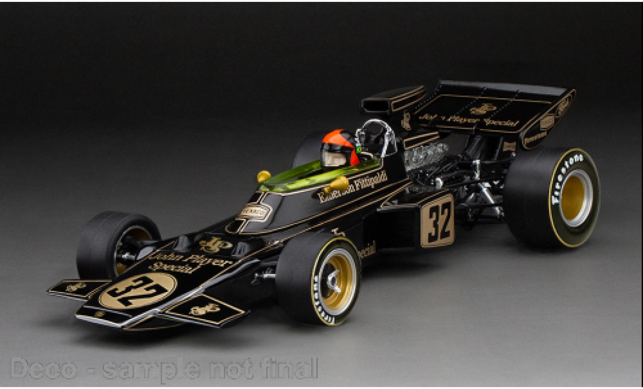 Lotus 72 1/18 Quartzo D No.32 John Player Special Formel 1 GP Belgien 19 1:18 modellino in miniatura