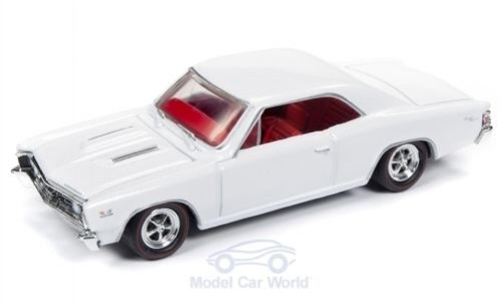 Chevrolet Chevelle 1/64 Racing Champions SS bianco 1967 modellino in miniatura
