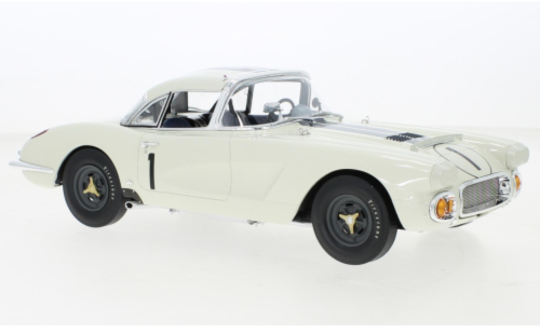 Chevrolet Corvette 1/18 RAR   Real Art Replicas C1 No.1 Briggs S. Cunningham 24h Le Mans 1960 modellino in miniatura