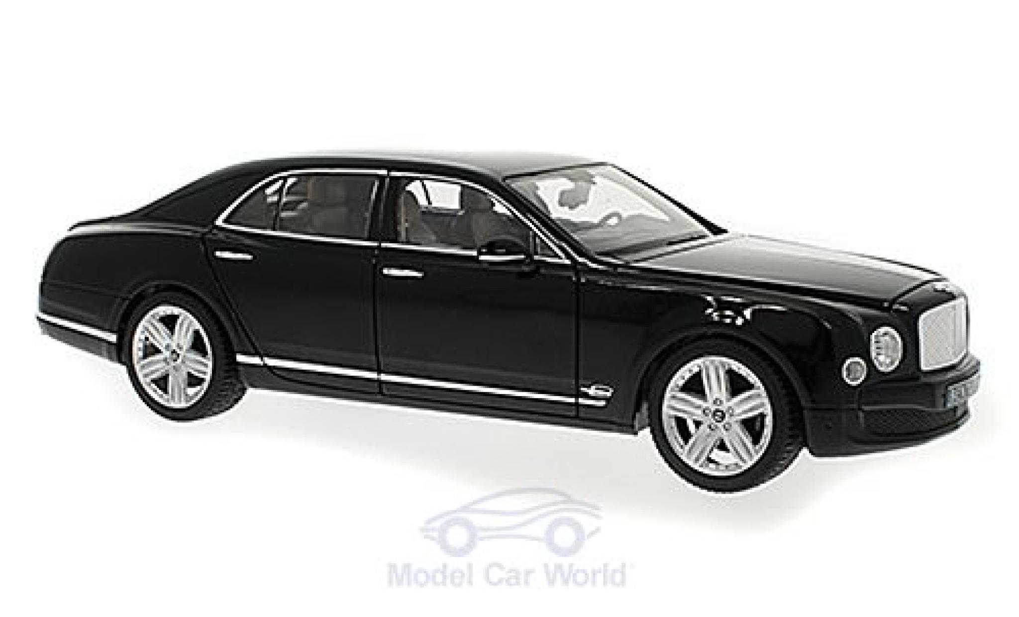 Bentley Mulsanne 1/18 Rastar nero modellino in miniatura