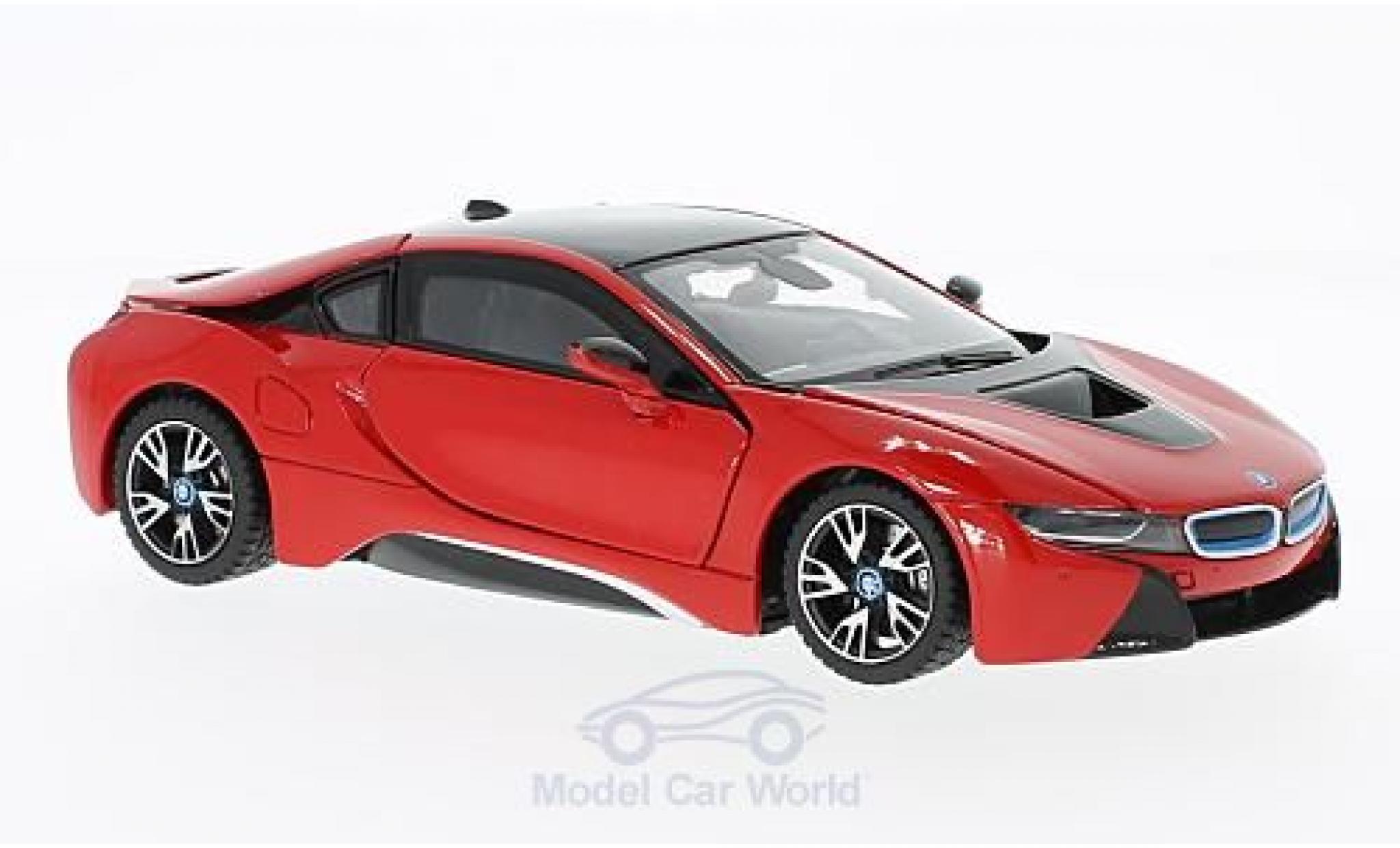 Bmw i8 1/24 Rastar rosso modellino in miniatura