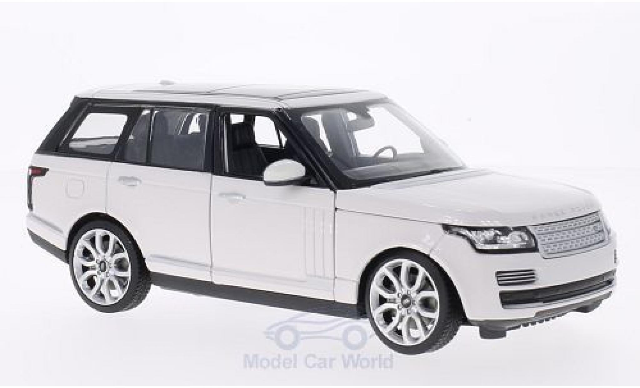 Land Rover Range Rover 1/24 Rastar bianco modellino in miniatura
