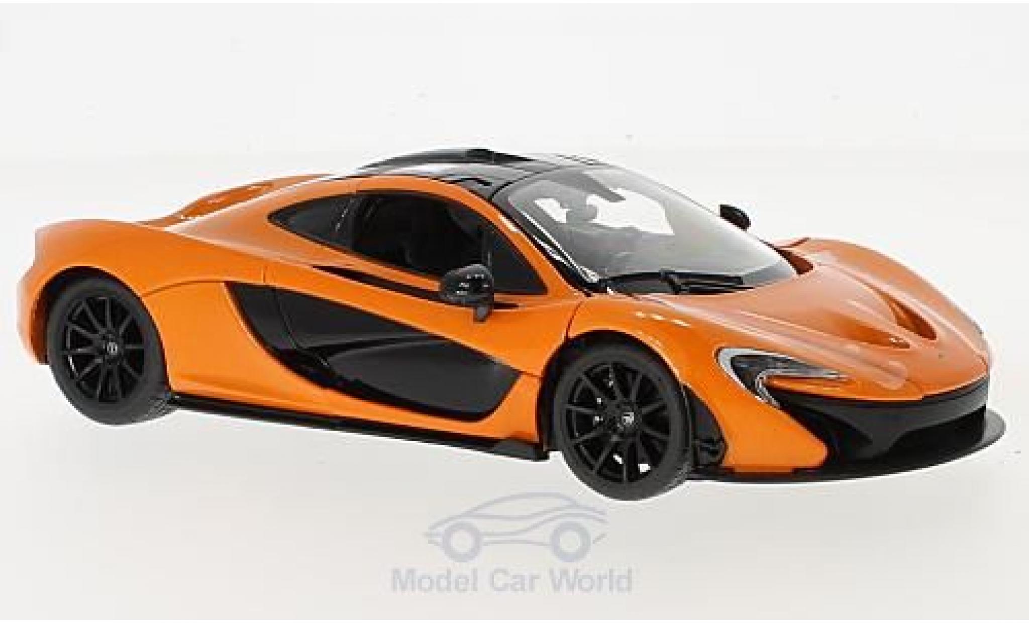 McLaren P1 1/24 Rastar orange modellino in miniatura
