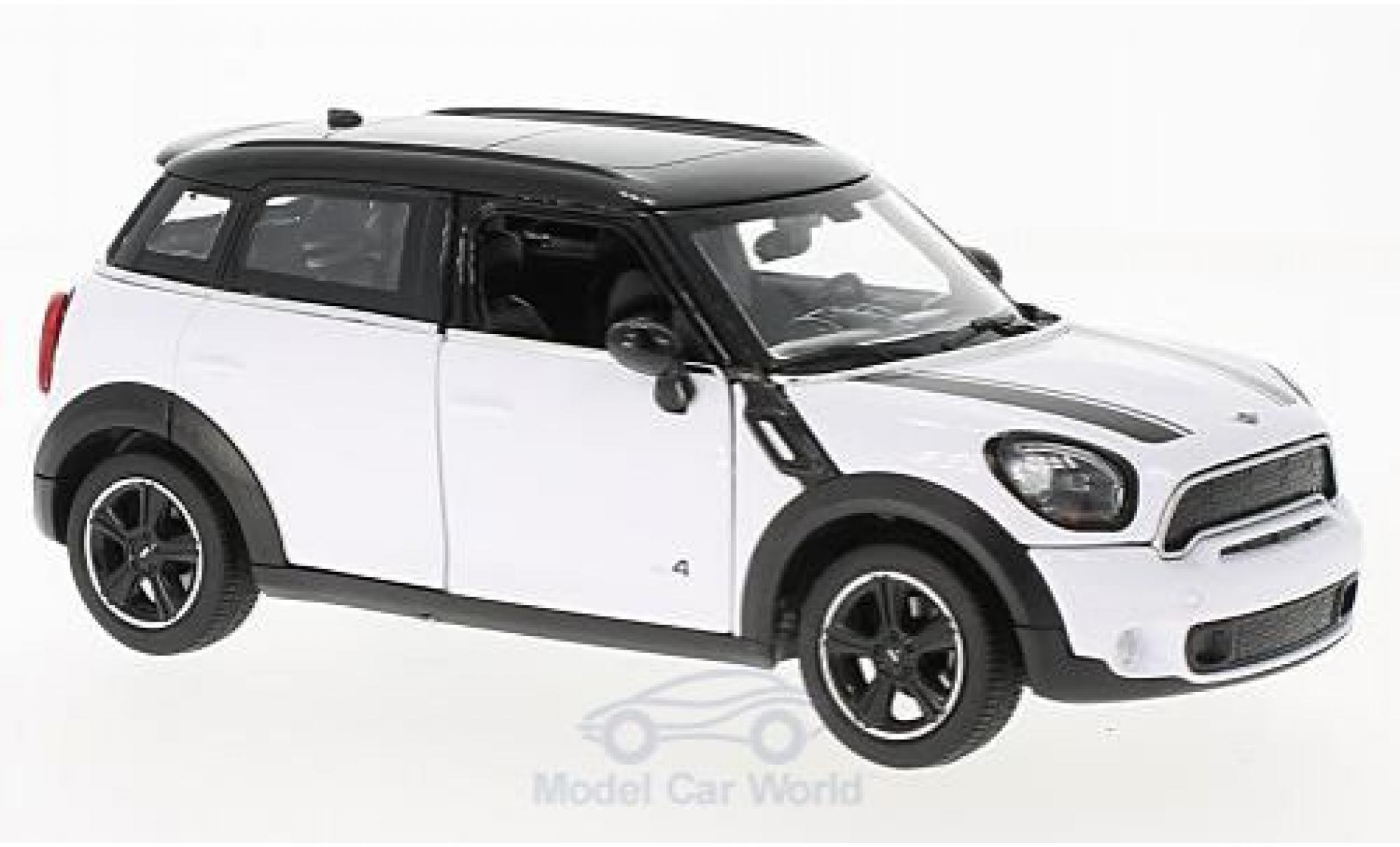 Mini Cooper S 1/24 Rastar S Countryman (R60) bianco/nero modellino in miniatura