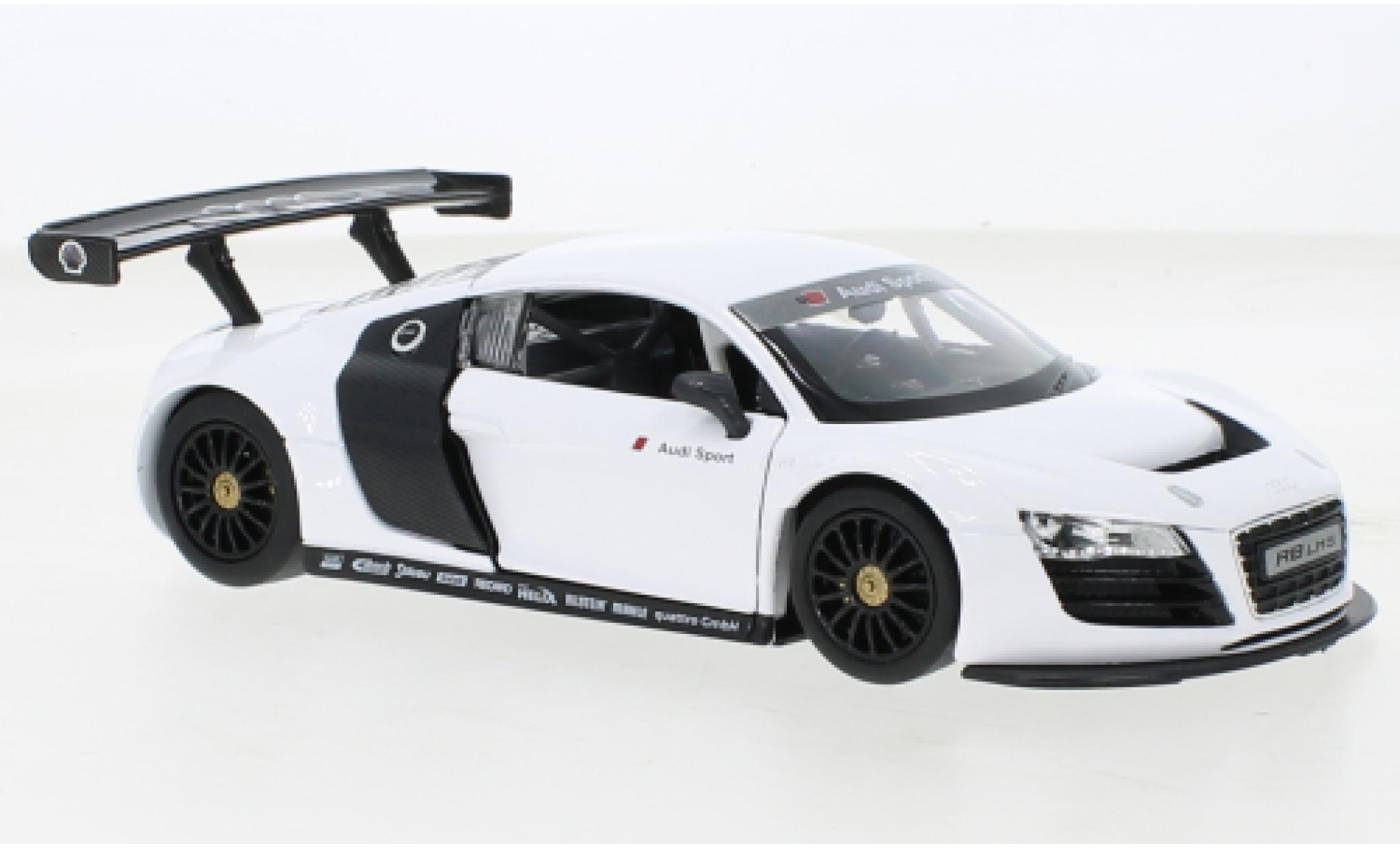 Audi R8 1/24 Rastar LMS bianco modellino in miniatura