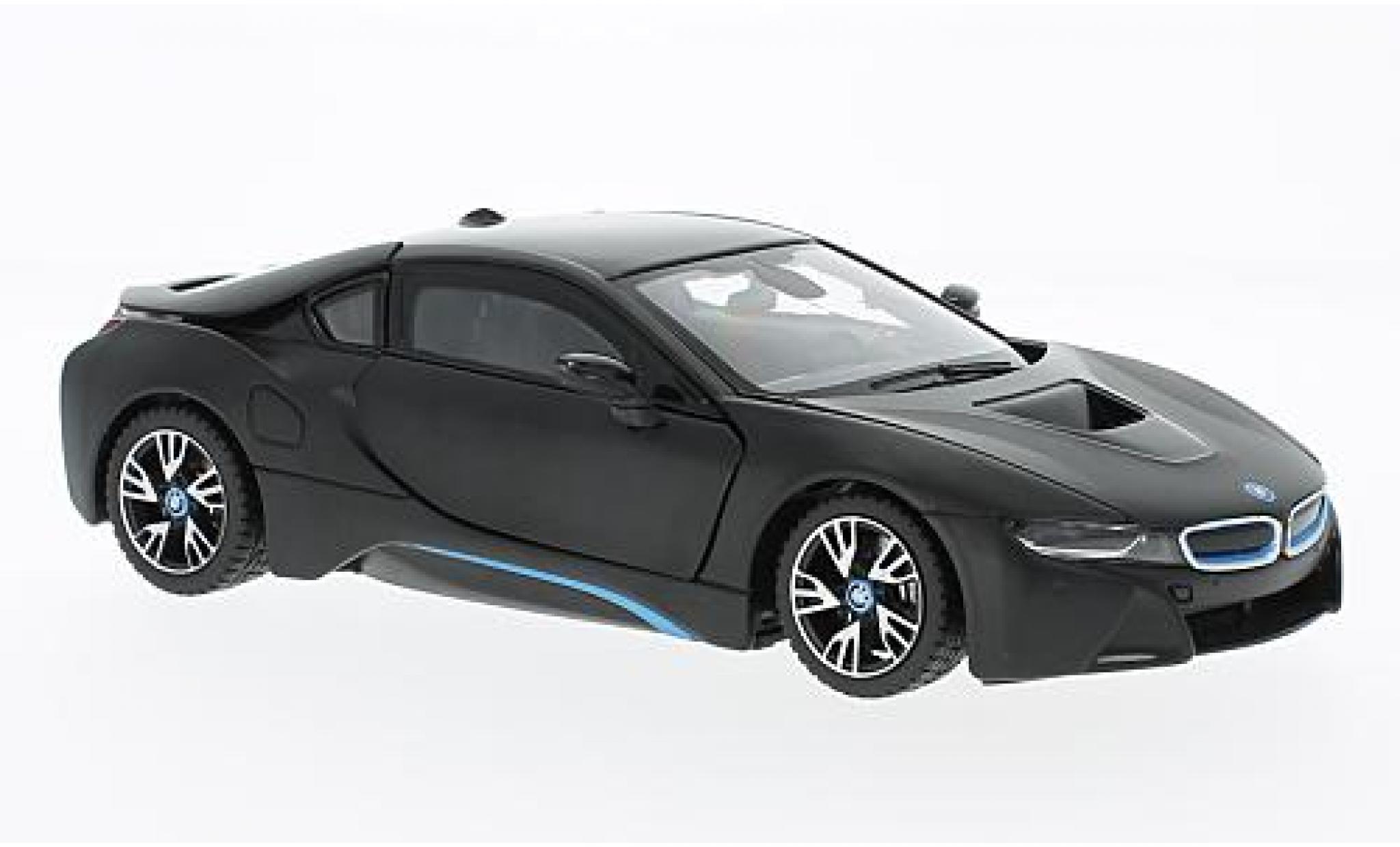 Bmw i8 1/24 Rastar I8 matte noir modellino in miniatura