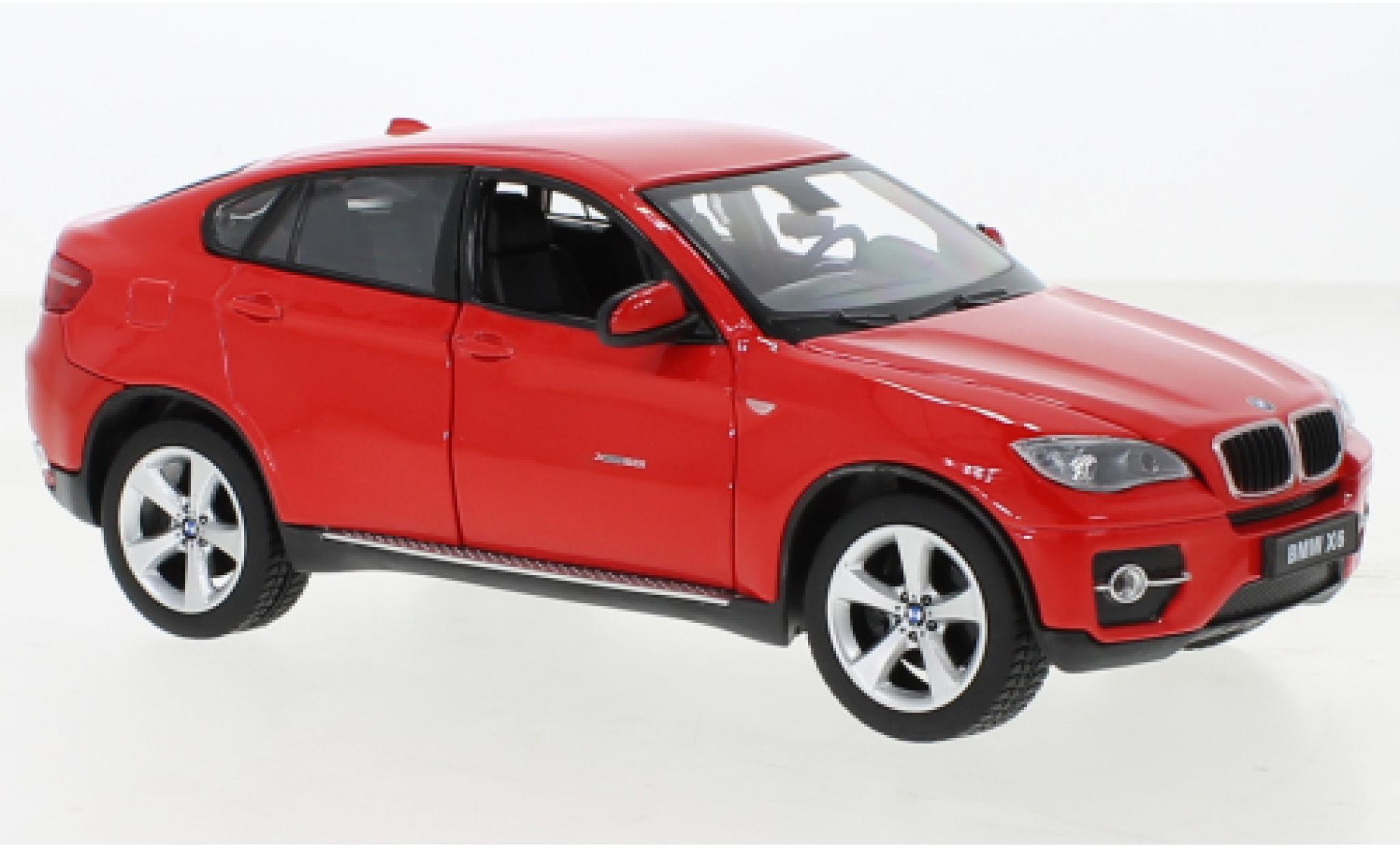 Bmw X6 1/24 Rastar rosso modellino in miniatura