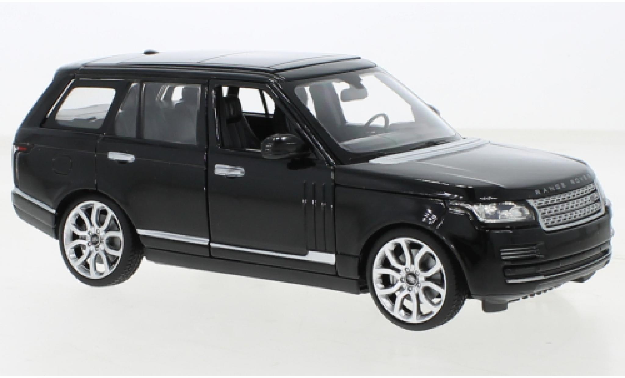 Land Rover Range Rover 1/24 Rastar nero modellino in miniatura