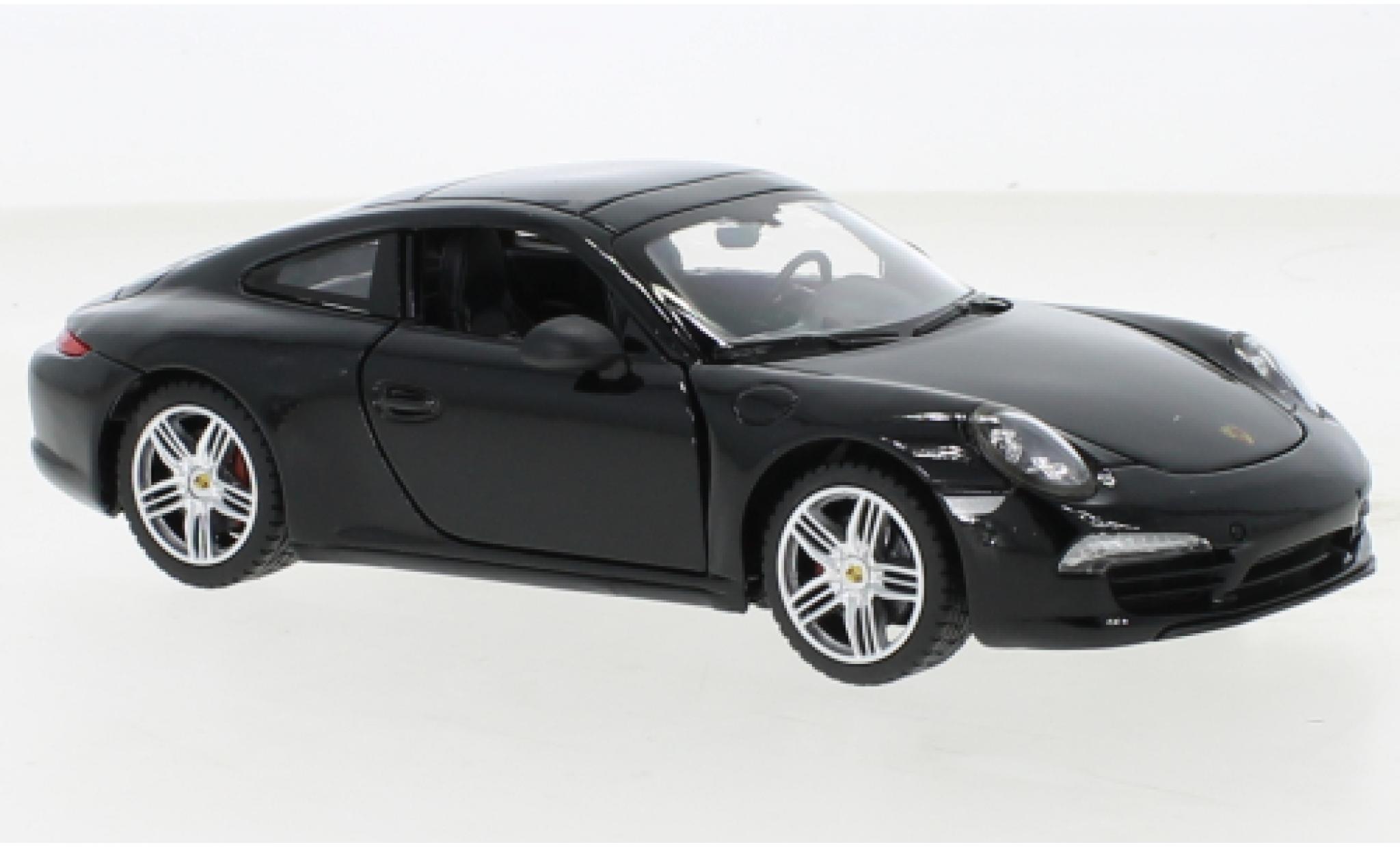 Porsche 911 1/24 Rastar Carrera S nero modellino in miniatura