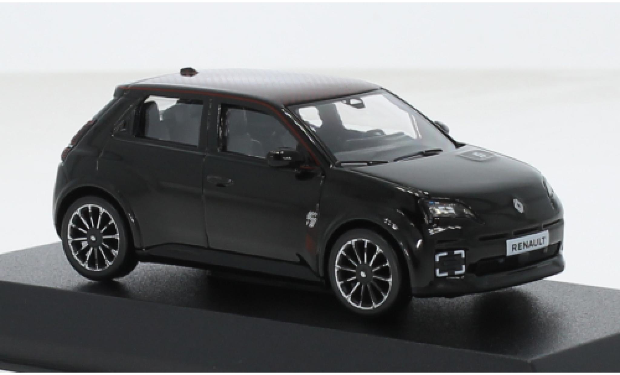 Renault 5 1/43 Norev E-Tech 100% schwarz 1:43 modellino in miniatura