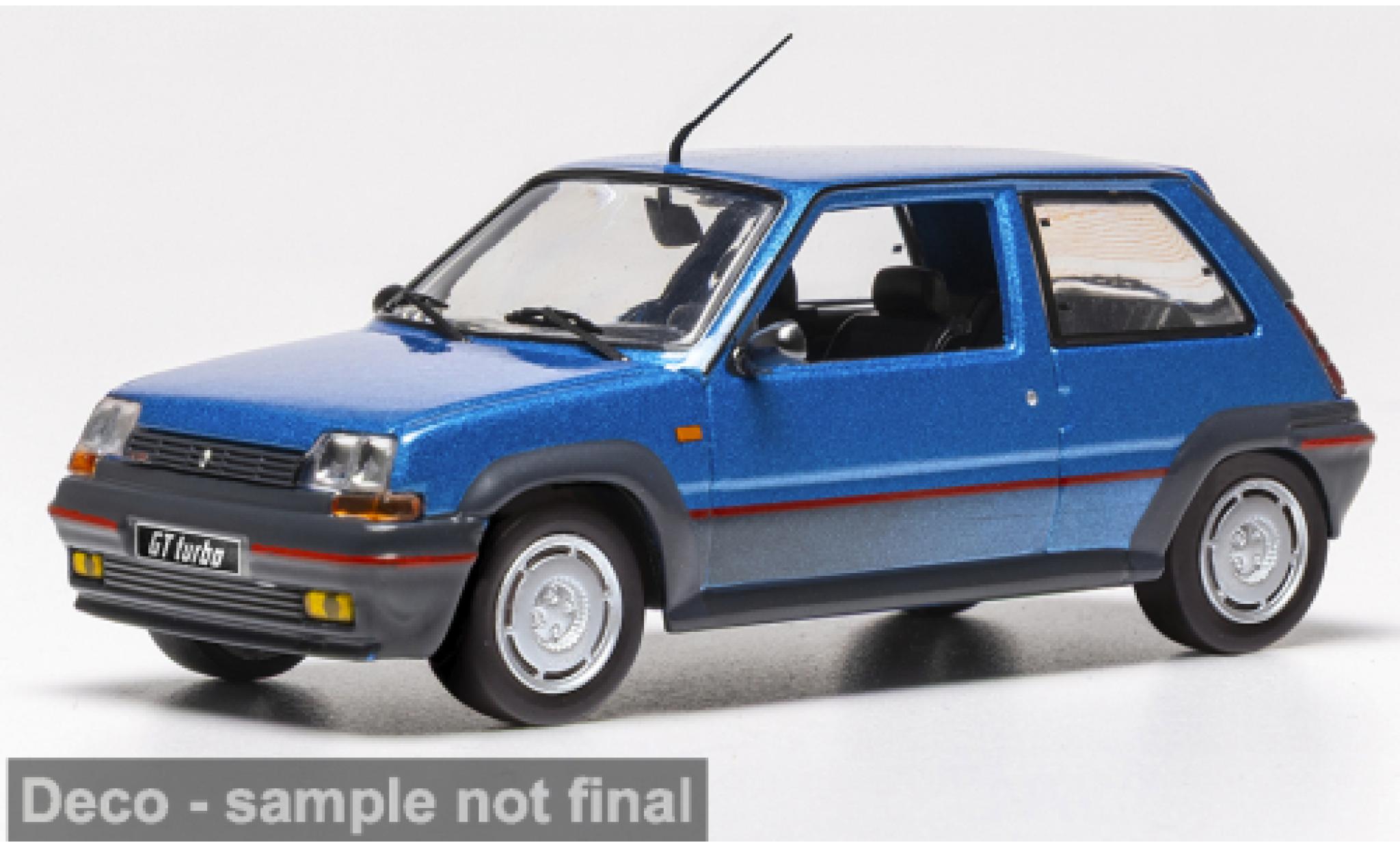 Renault 5 1/43 IXO GT Turbo blu 198 1:43 modellini auto