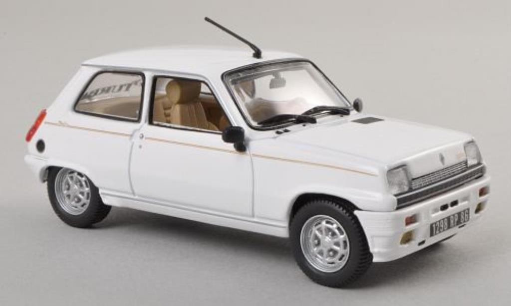 Renault 5 1/43 Norev Laureate Turbo bianco 198 modellino in miniatura