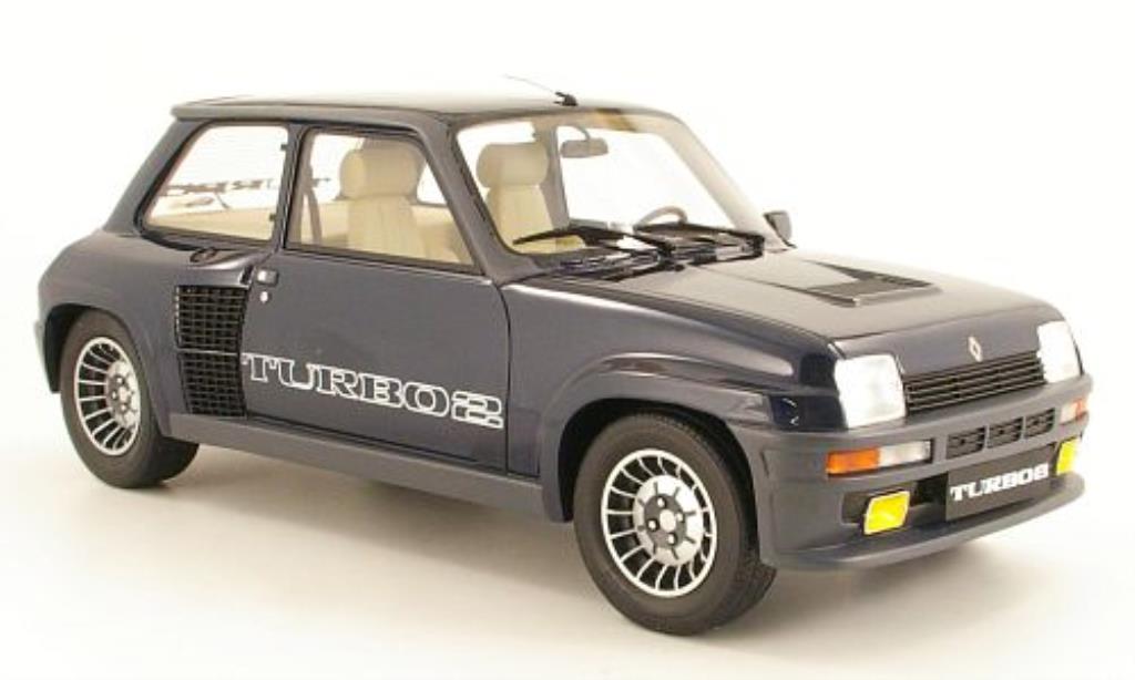 Renault 5 Turbo 1/12 Ottomobile Turbo 2 blu 1983 modellino in miniatura