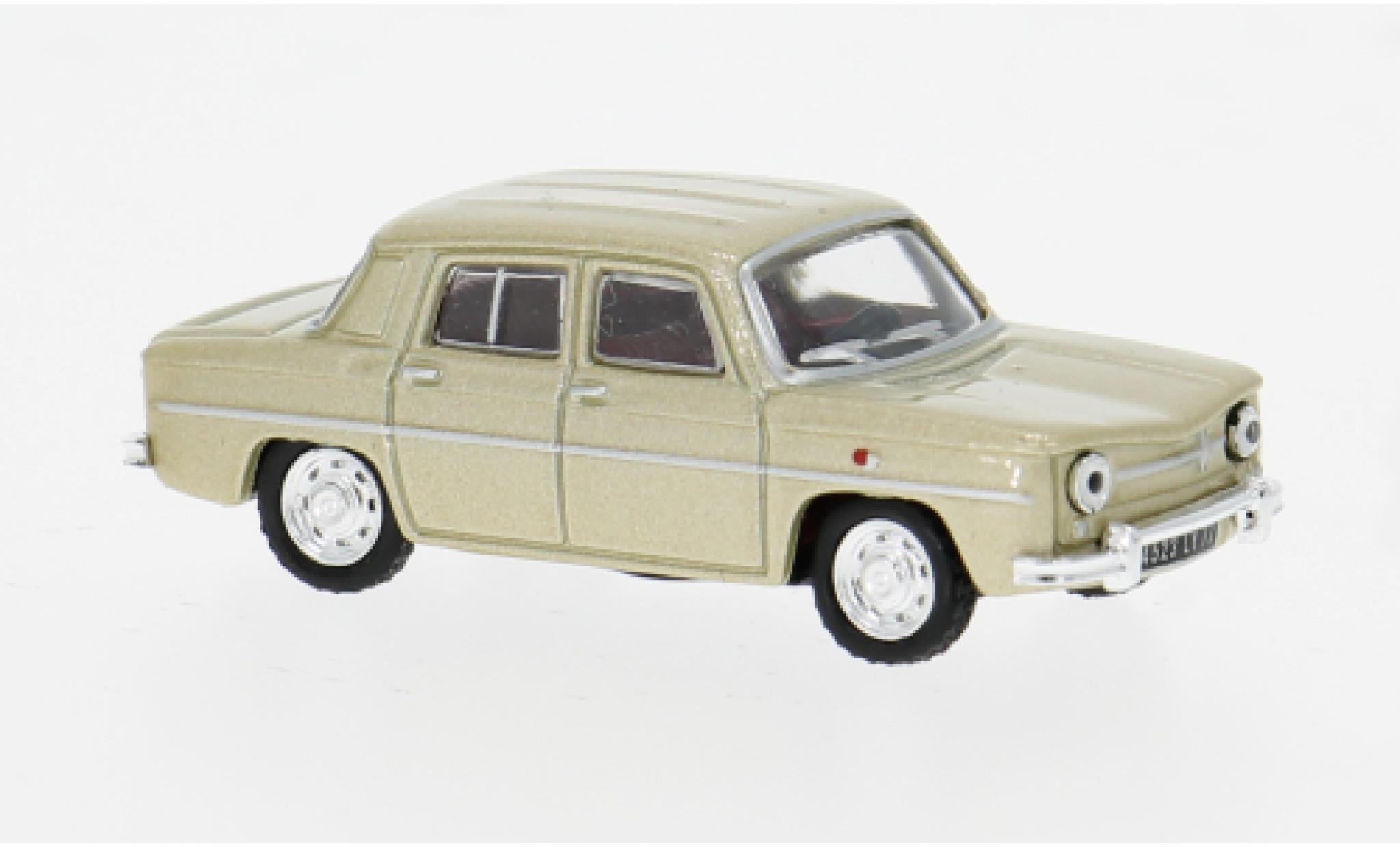 Renault 8 1/87 Norev beige 1:7 modellino in miniatura