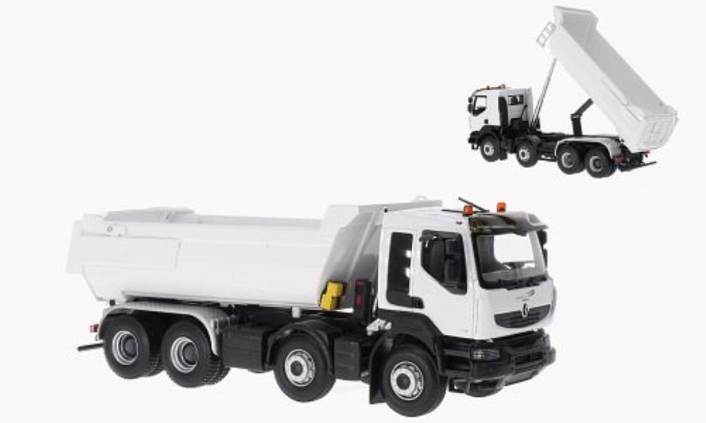 Renault Kerax 1/43 Norev Muldenkipper bianco 2008 modellino in miniatura