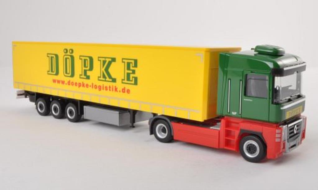 Renault Magnum 1/87 Herpa Dopke Spedition Gardinenplanen-SZ modellino in miniatura