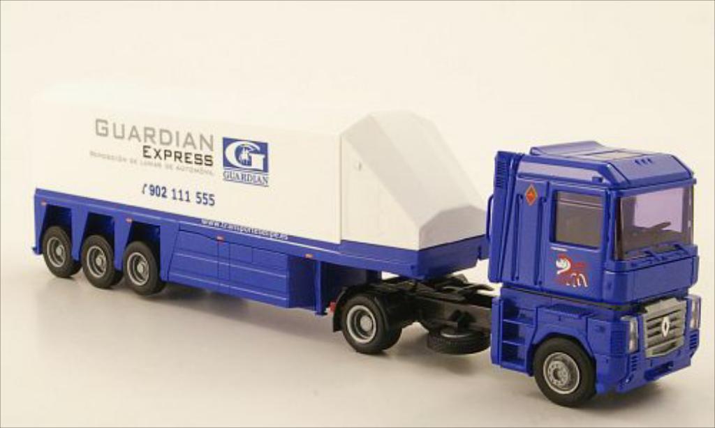 Renault Magnum 1/87 AWM Elipe / Guardian Innenl.-SZ modellino in miniatura