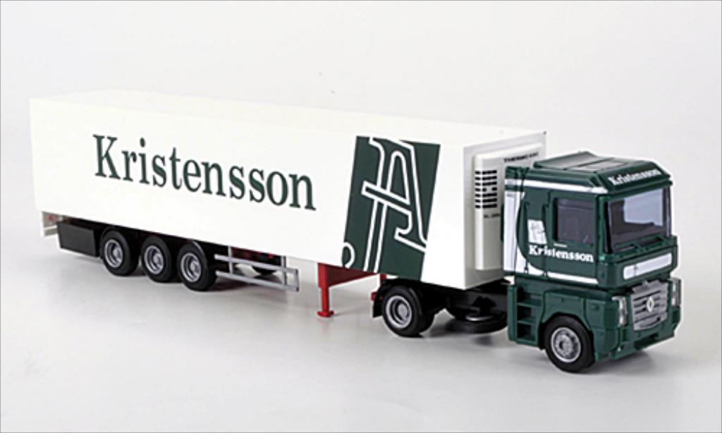 Renault Magnum 1/87 AWM Kristensson modellino in miniatura