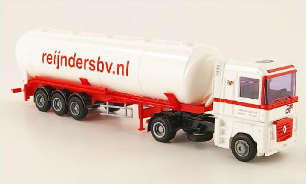 Renault Magnum 1/87 AWM Reijnders Kippsilo-LKW modellino in miniatura