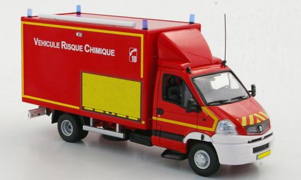 Renault Mascott 1/43 Norev Pompiers - Vehicule Risque Chimique Feuerwehr (F) 2009 modellino in miniatura
