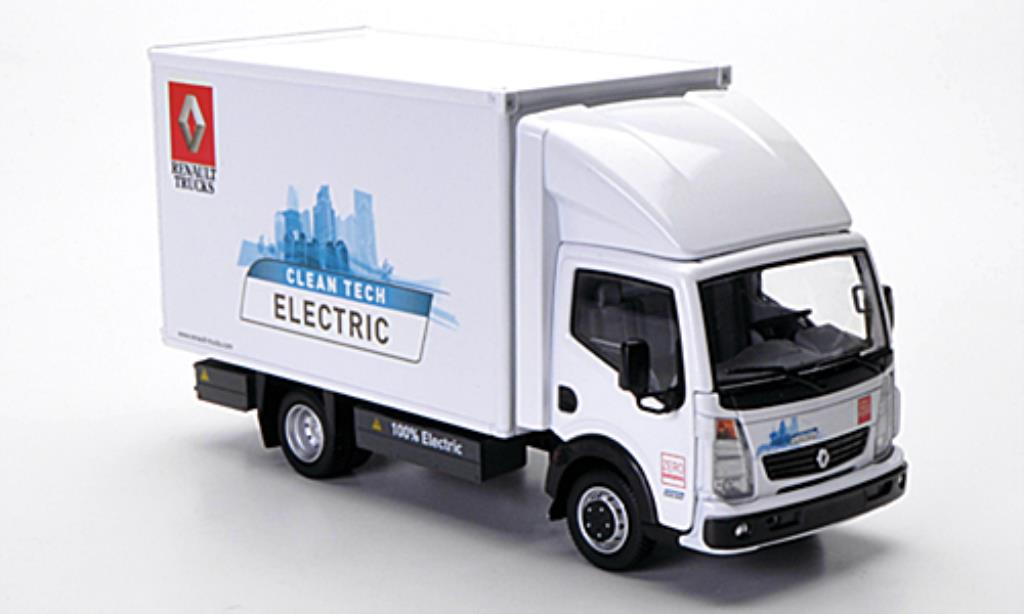 Renault Maxity 1/43 Eligor Electric Kasten Clean Tech Electric bianco modellino in miniatura
