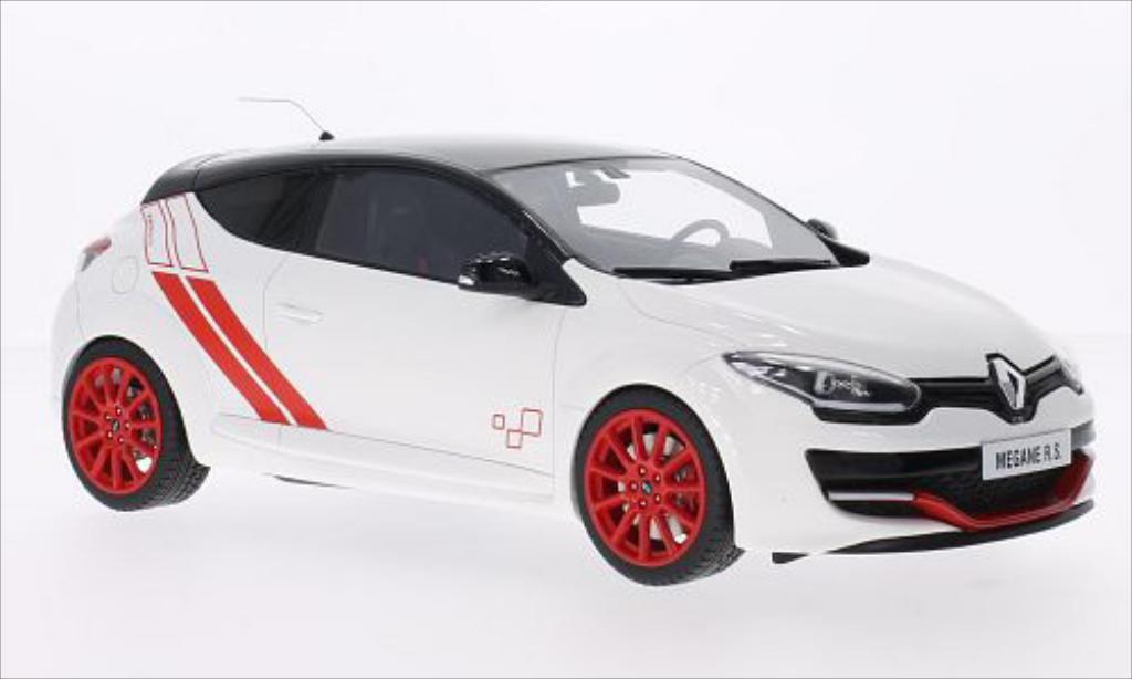 Renault Megane 1/18 Ottomobile III Trophy R bianco/nero 2014 modellino in miniatura